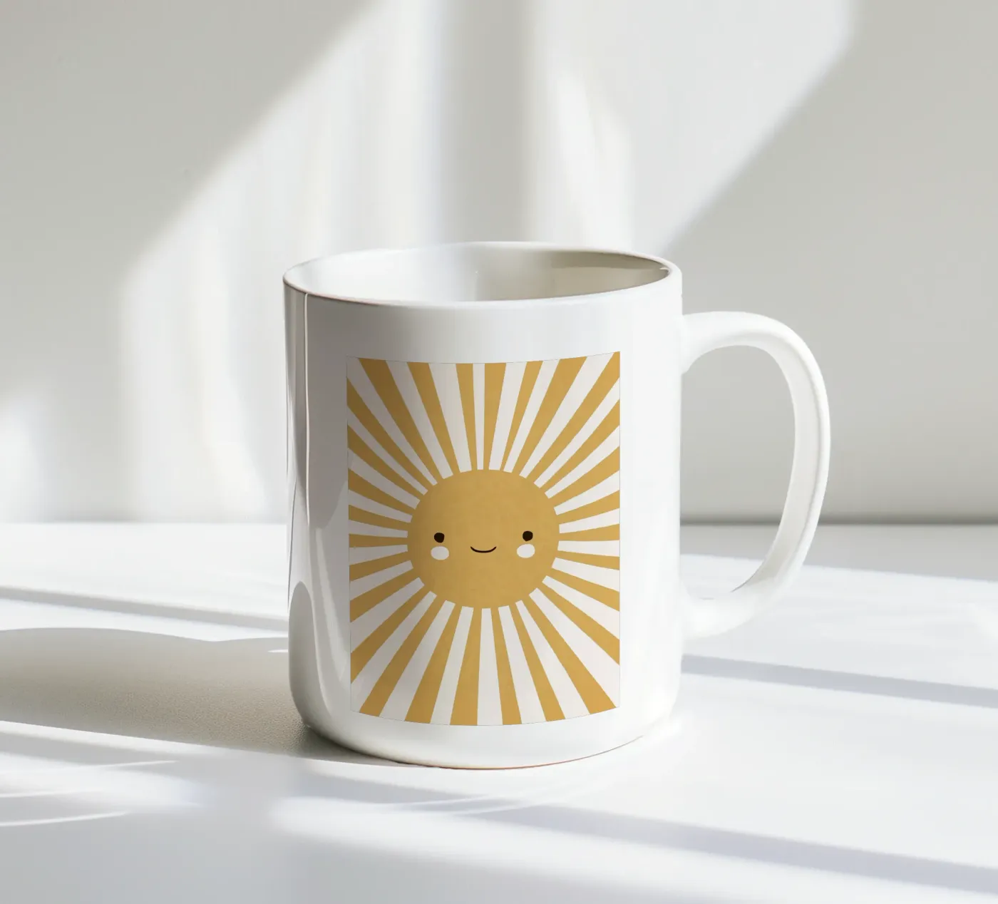Sun ceramic mug by we line studio - design