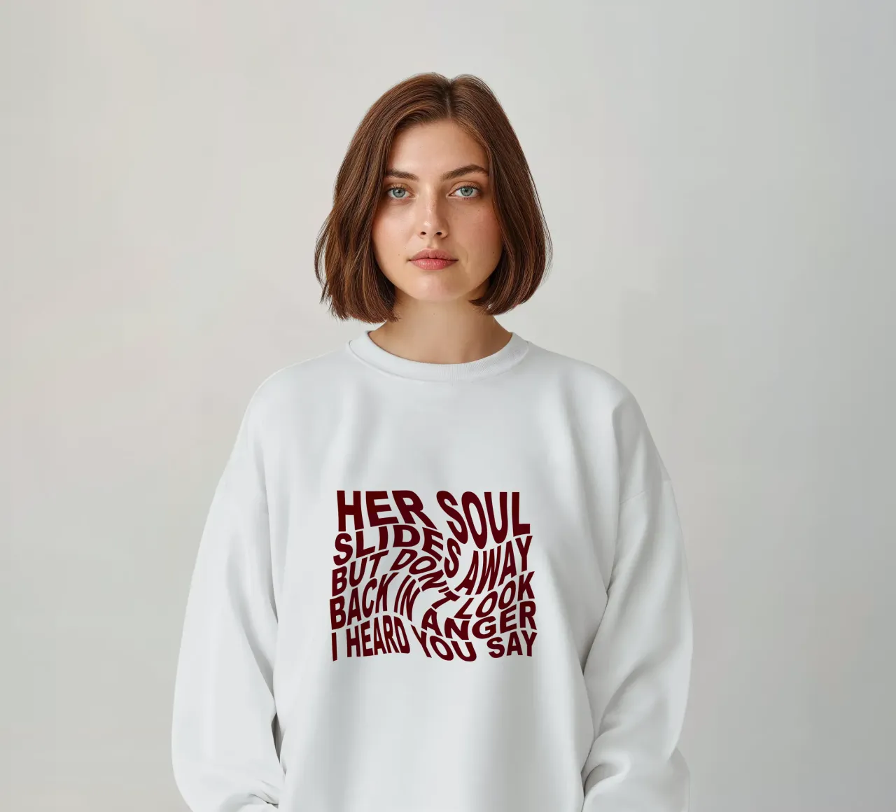 Non guardate indietro con rabbia felpa da Gunawan Rb