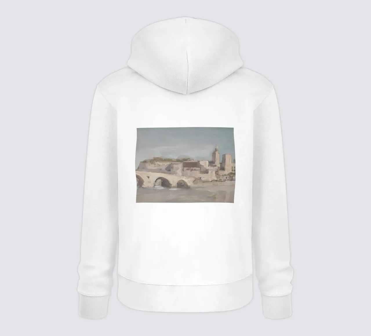 Avignone, città francese, Ponte felpa con cappuccio da Vintage Posters