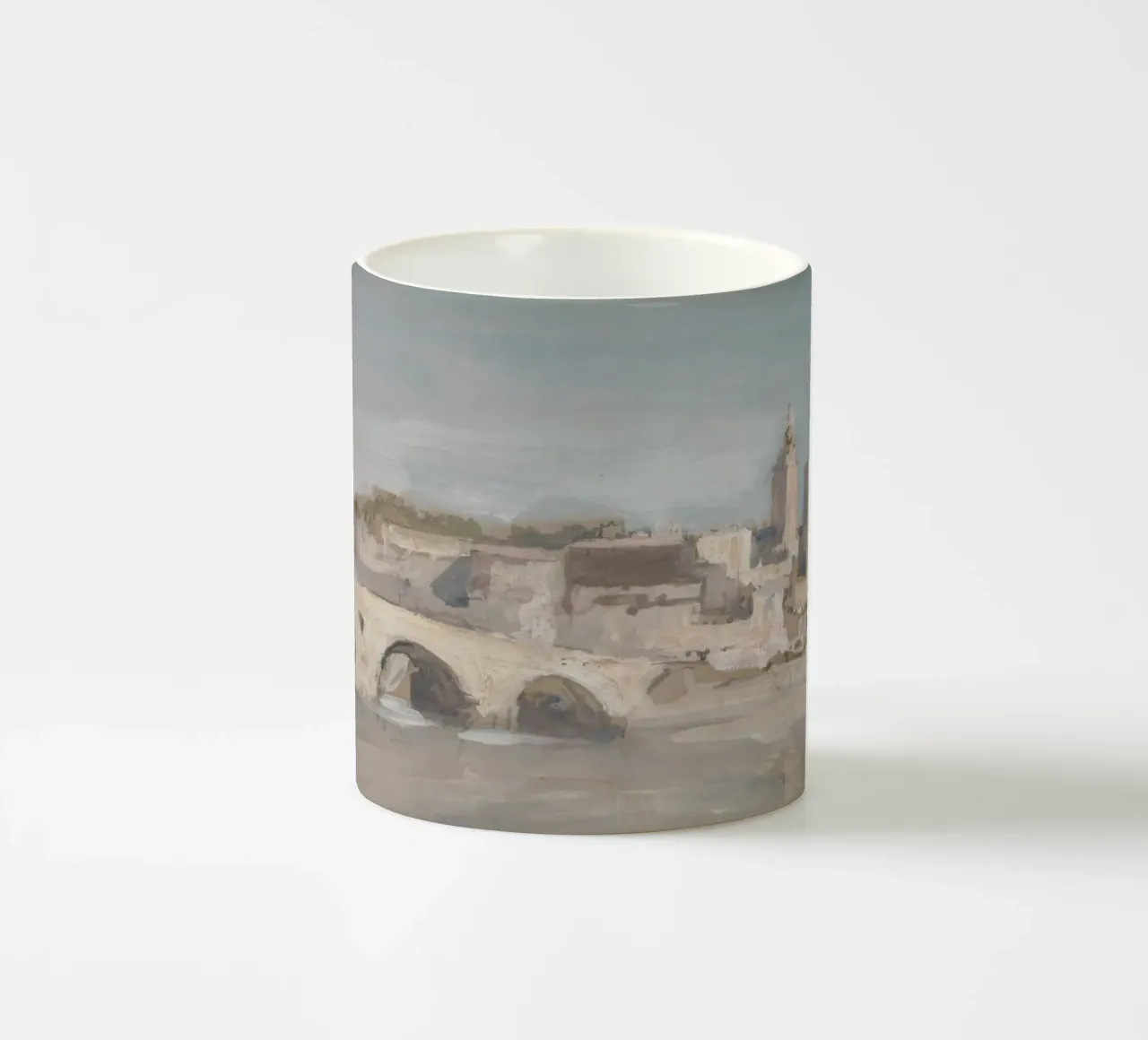 Avignone, città francese, Ponte tazza in ceramica da Vintage Posters