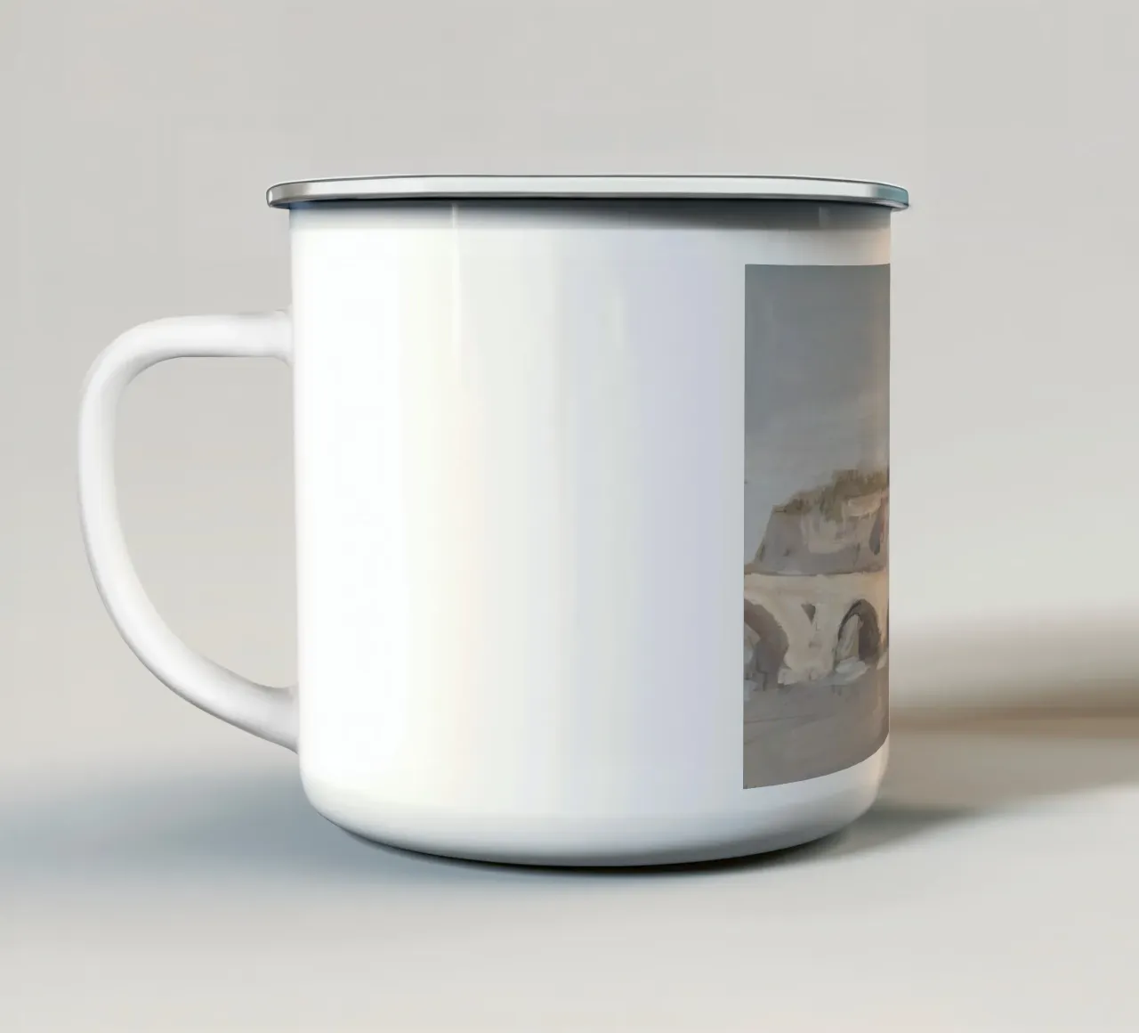 Avignone, città francese, Ponte tazza in smalto da Vintage Posters