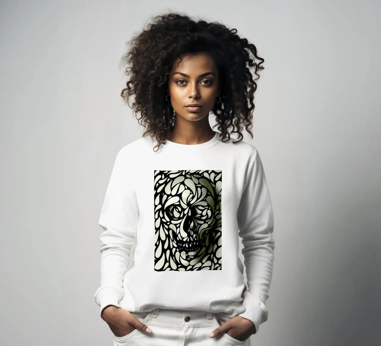 Skull IV felpa da Ali Gulec