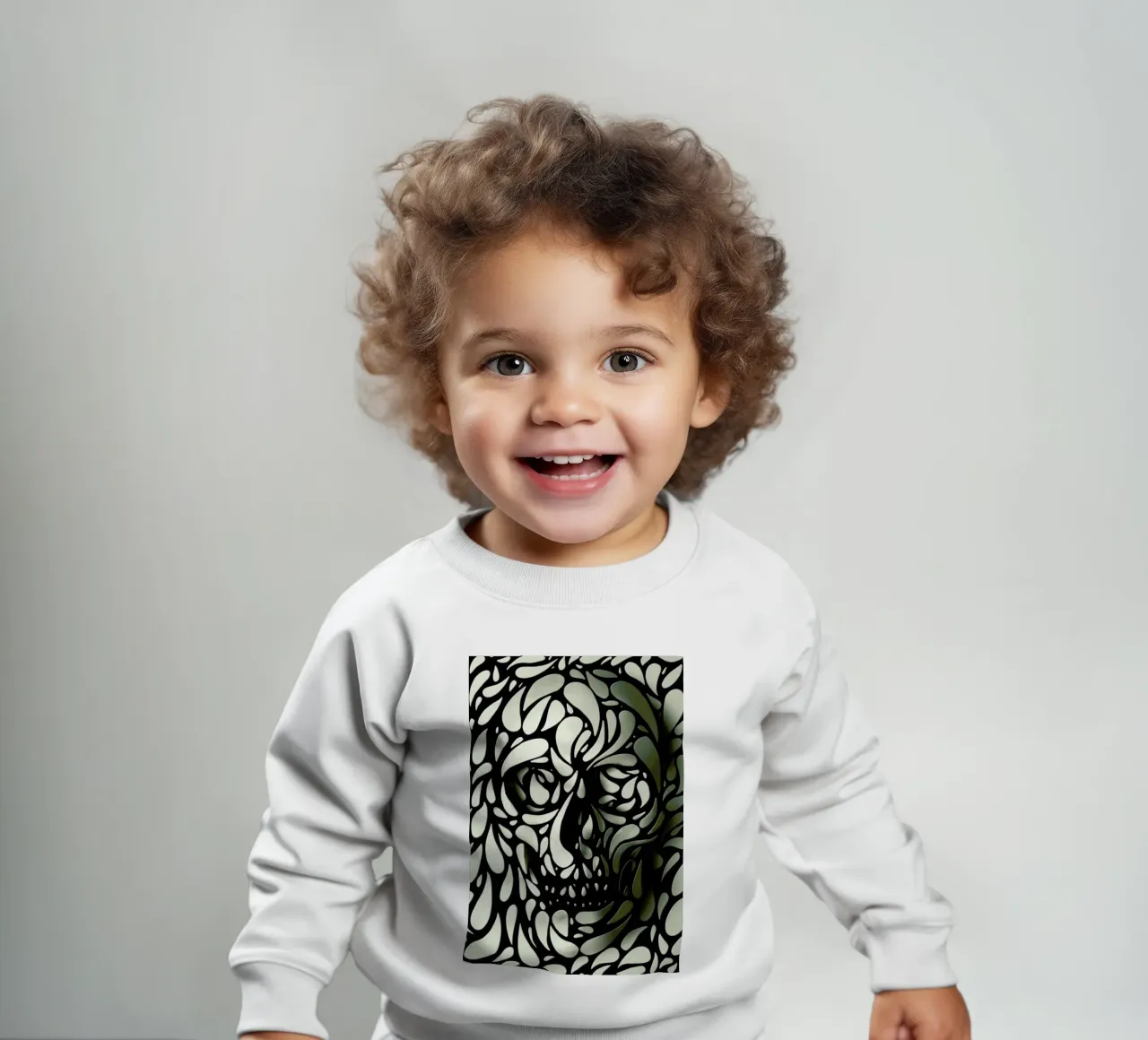 Skull IV felpa neonato da Ali Gulec