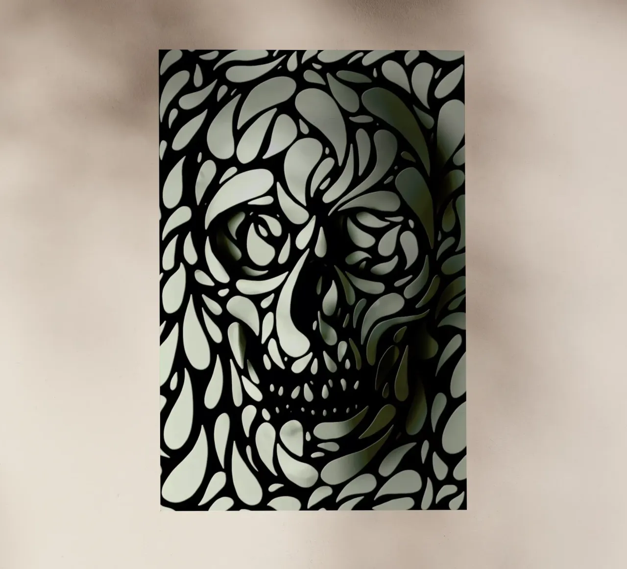 Skull IV pellicola backlit da Ali Gulec