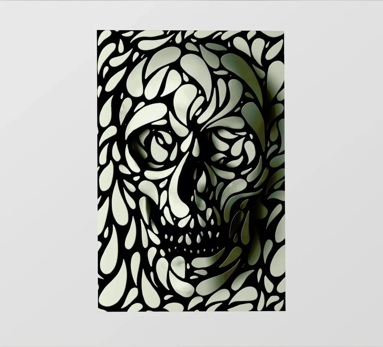 Skull IV pellicola backlit da Ali Gulec