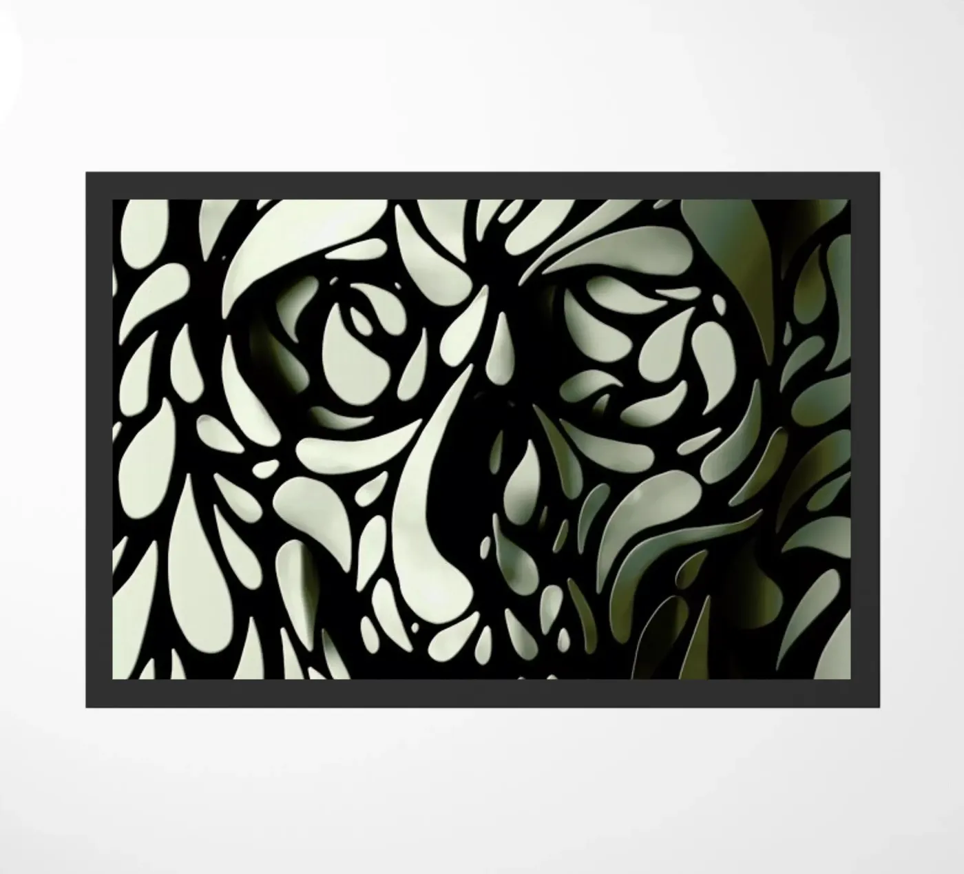 Skull IV doormat by Ali Gulec