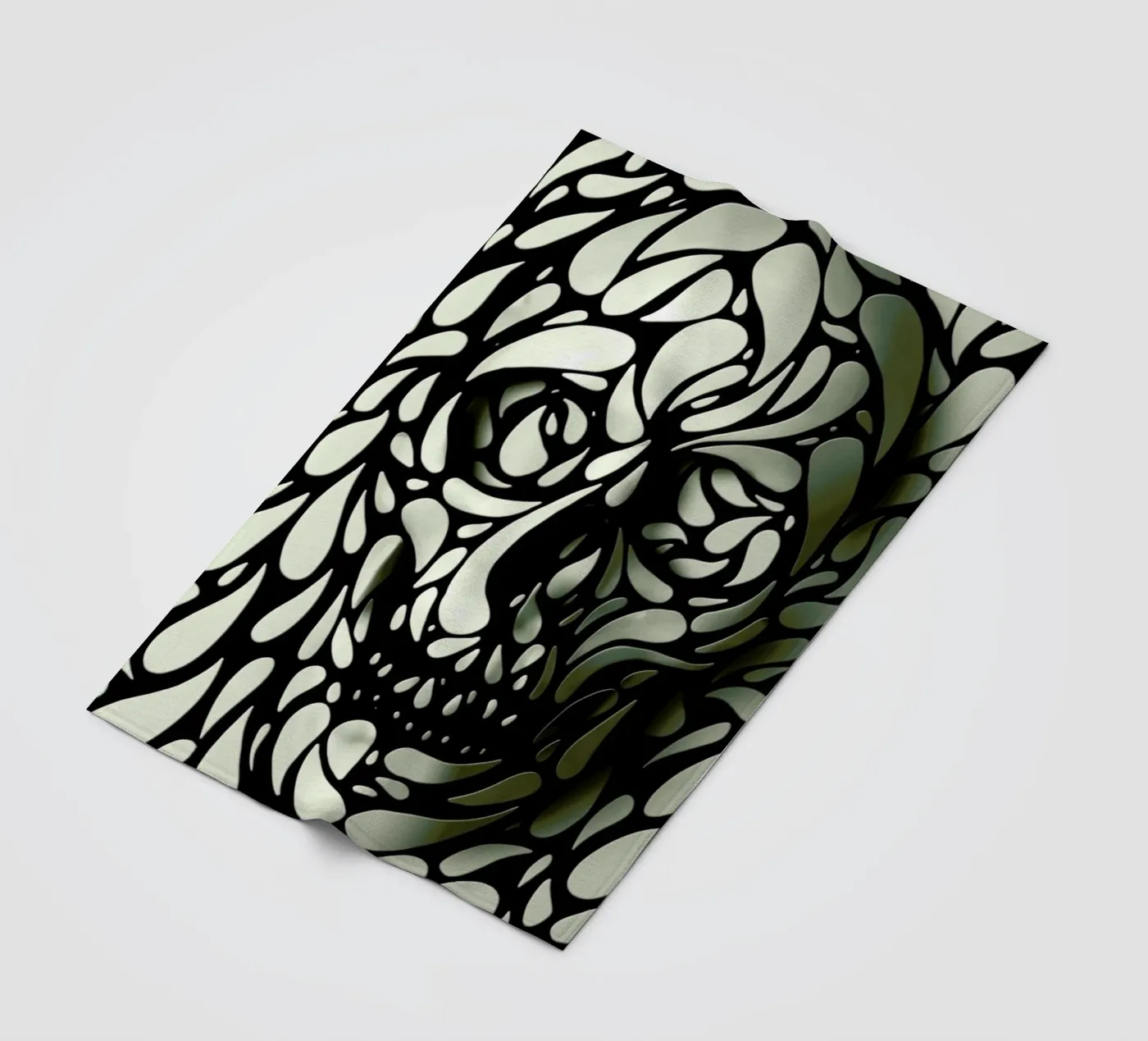 Skull IV fleecedeken van Ali Gulec
