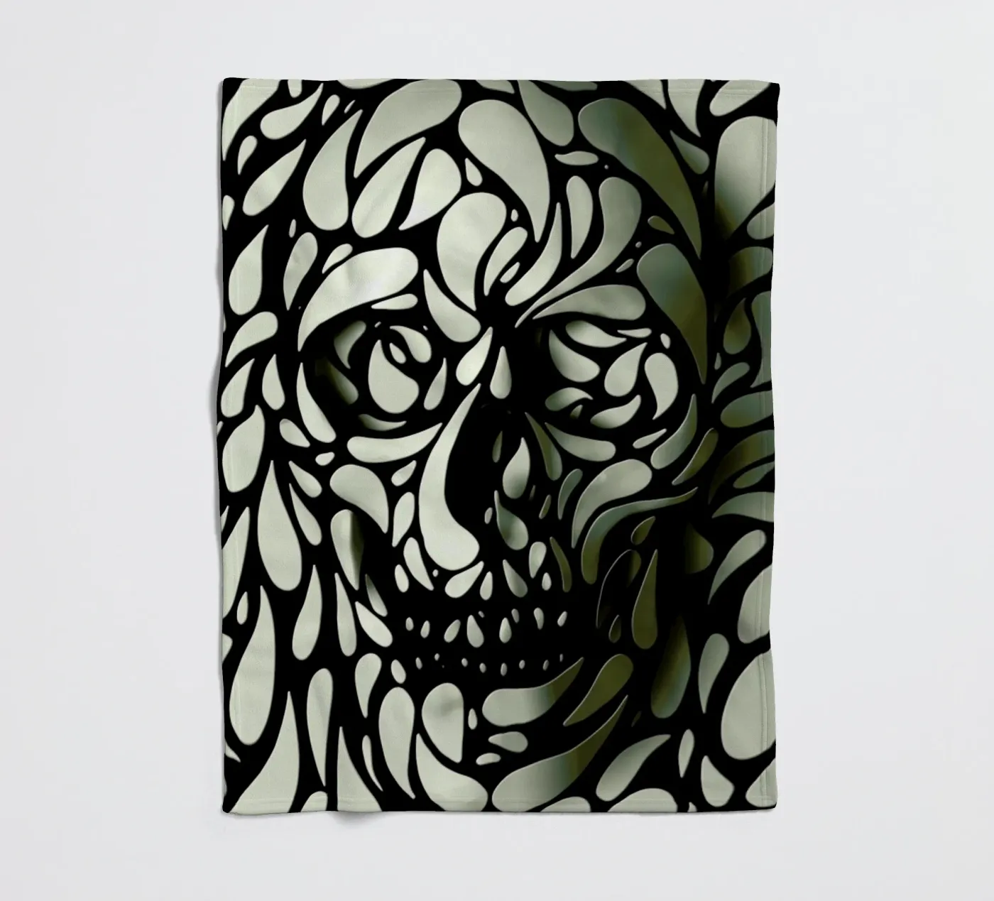 Skull IV fleecedeken van Ali Gulec