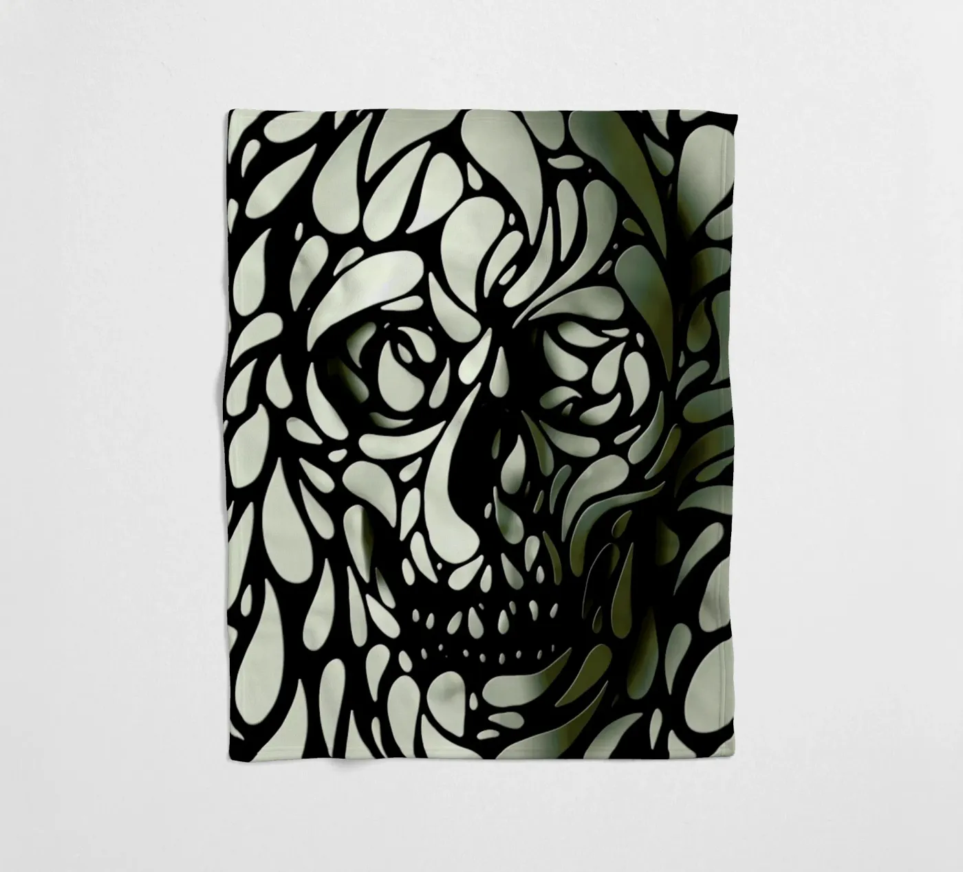 Skull IV fleecedeken van Ali Gulec