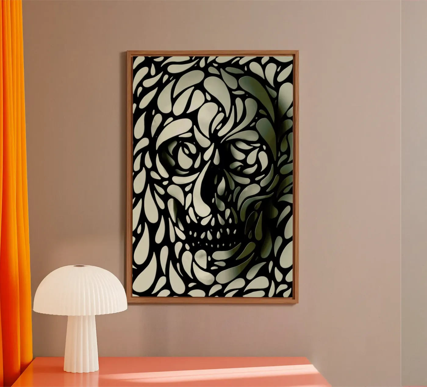 Skull IV alluminio dibond da Ali Gulec