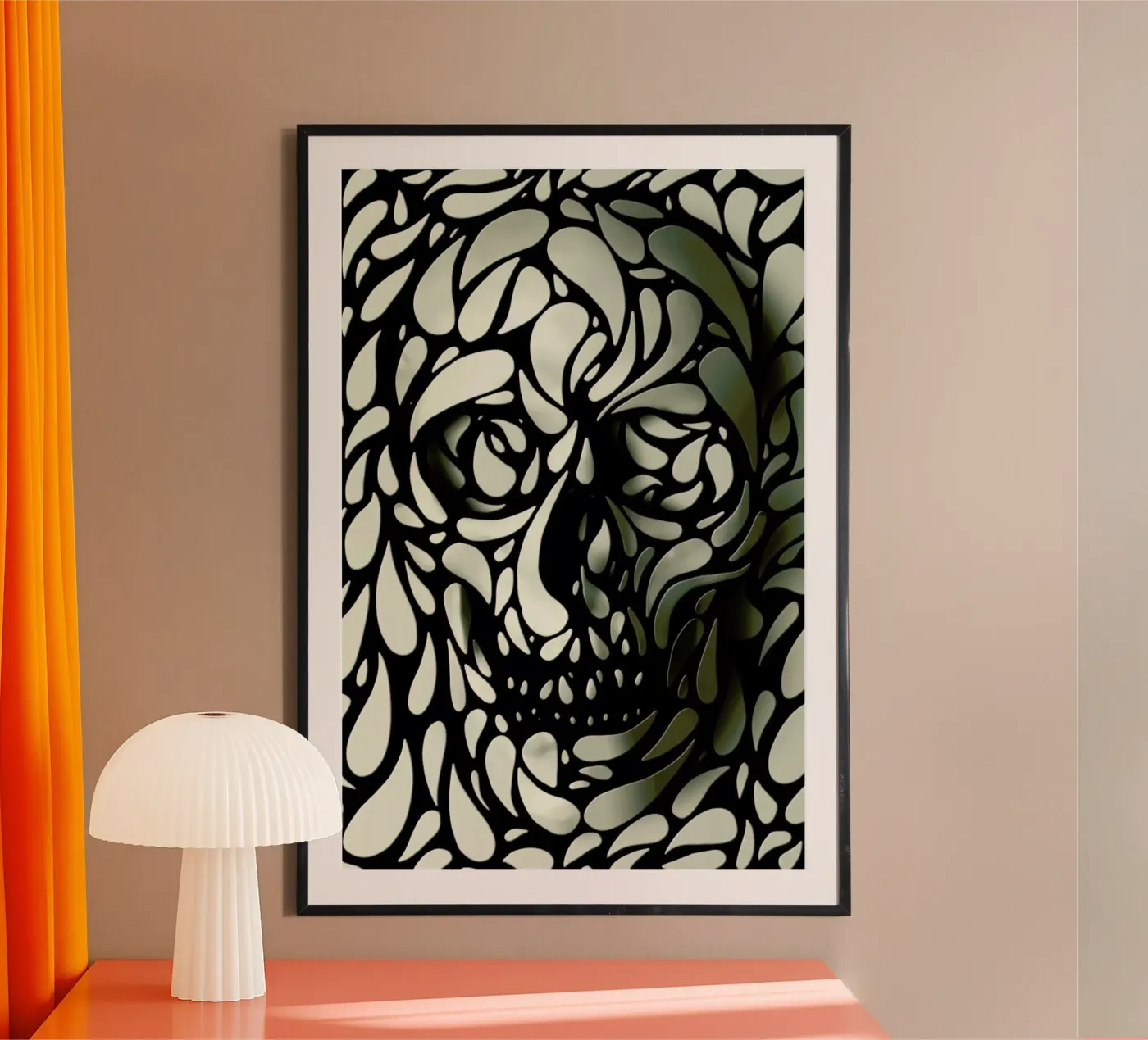 Skull IV poster by Ali Gulec