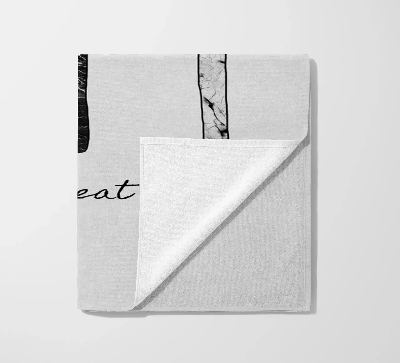 Mangiate e basta telo mare da Orara Studio