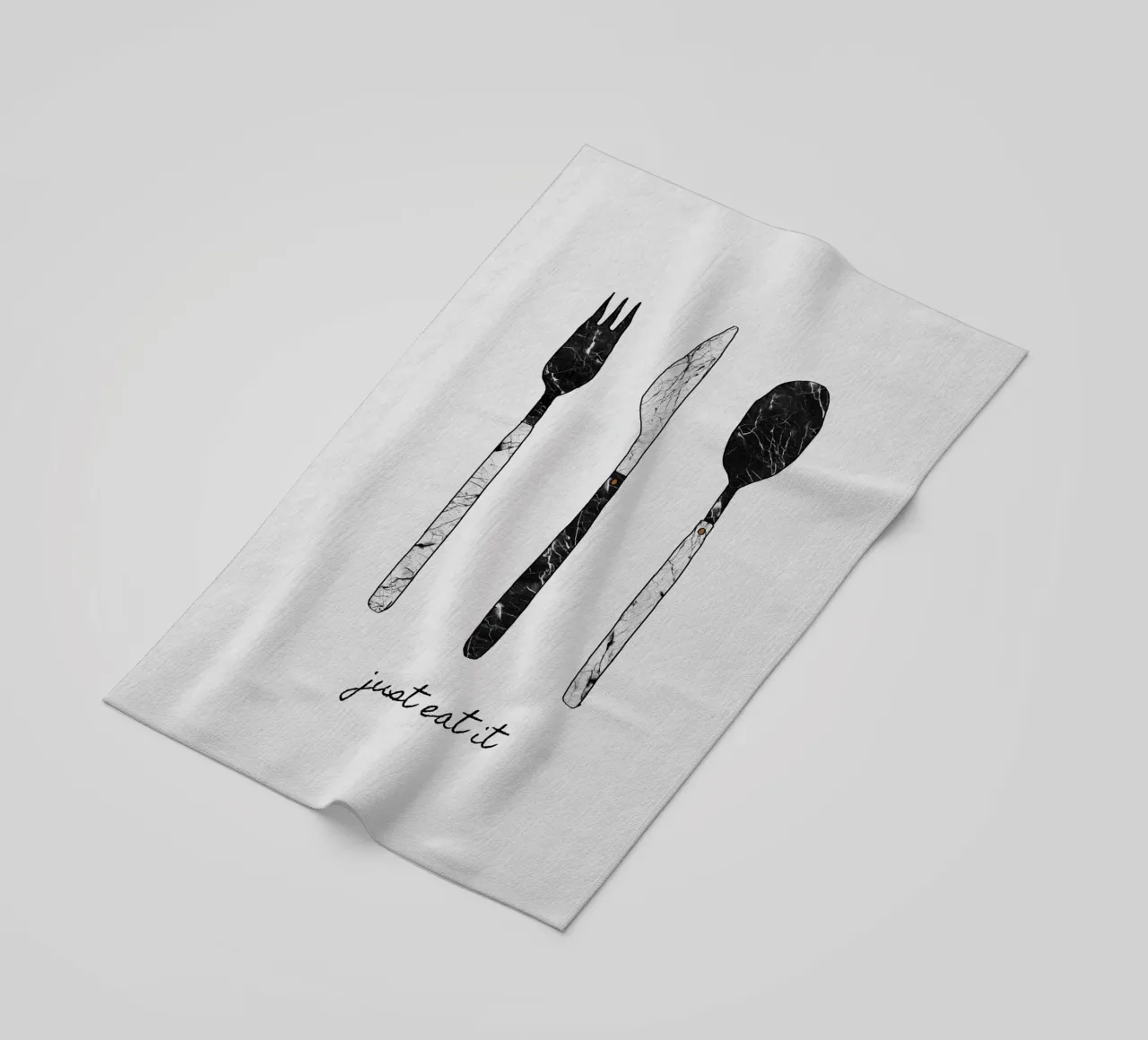 Mangiate e basta telo mare da Orara Studio