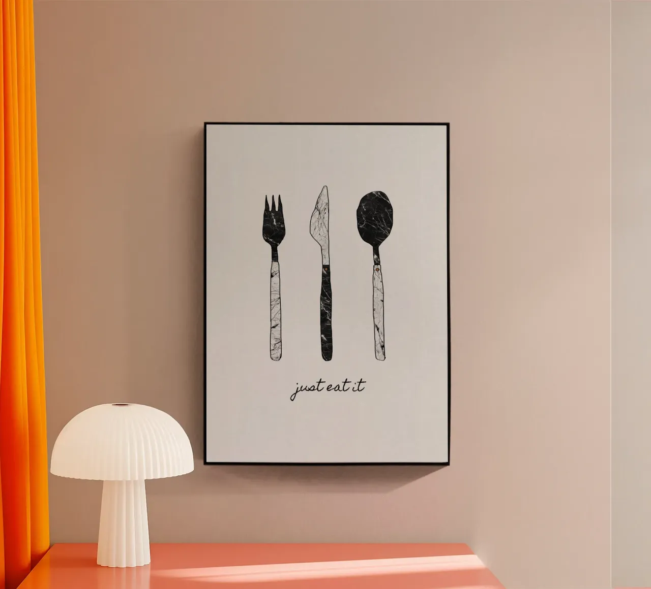 Mangiate e basta plexiglass da Orara Studio