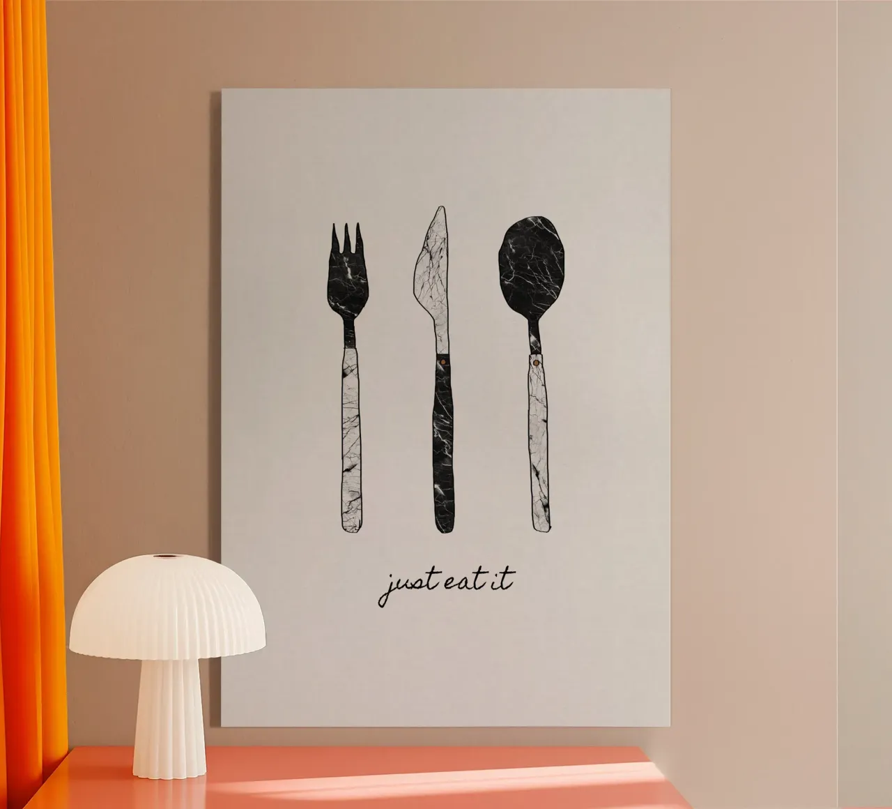 Mangiate e basta plexiglass da Orara Studio