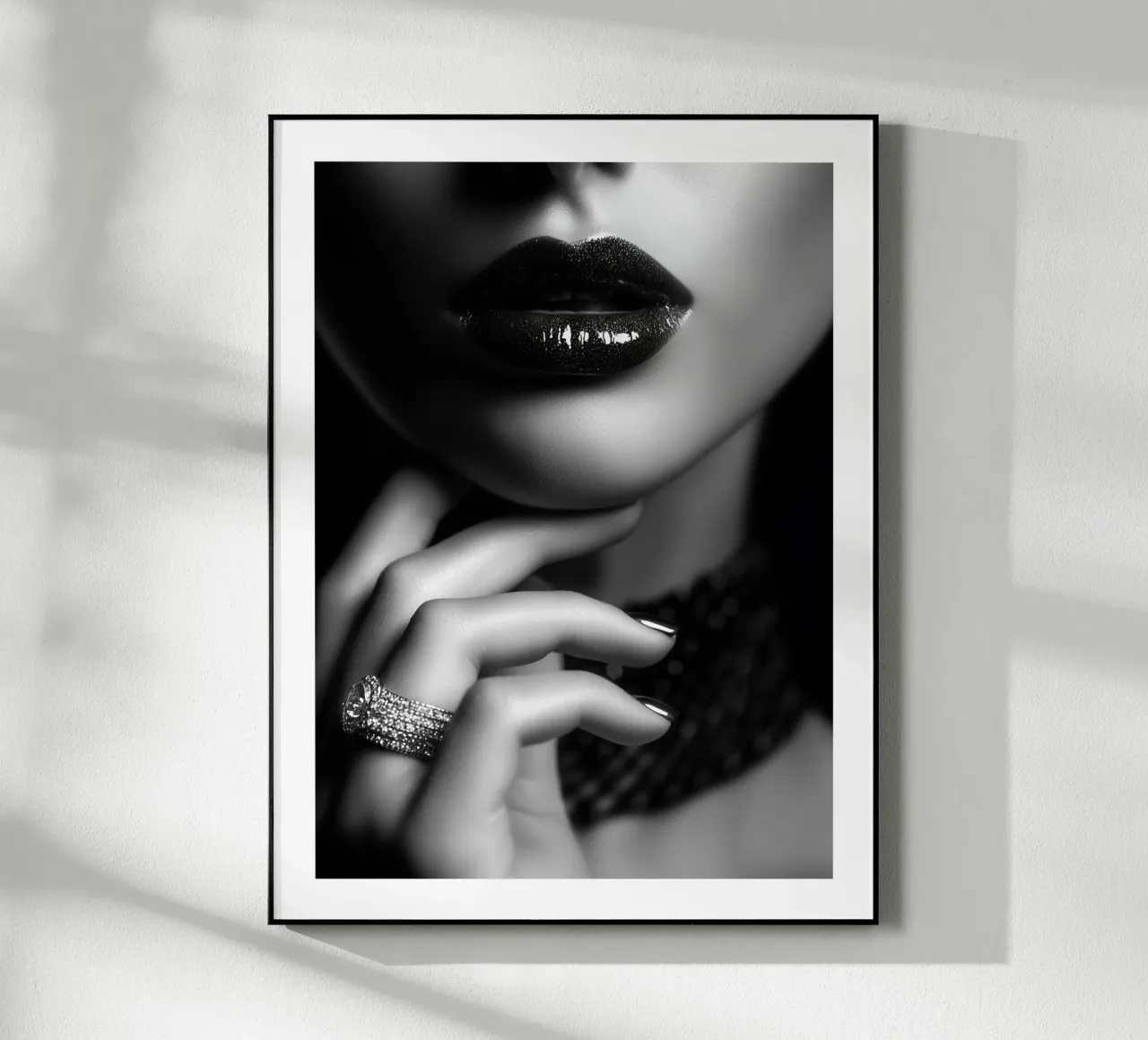 Nero glamour plexiglass da Monochrome