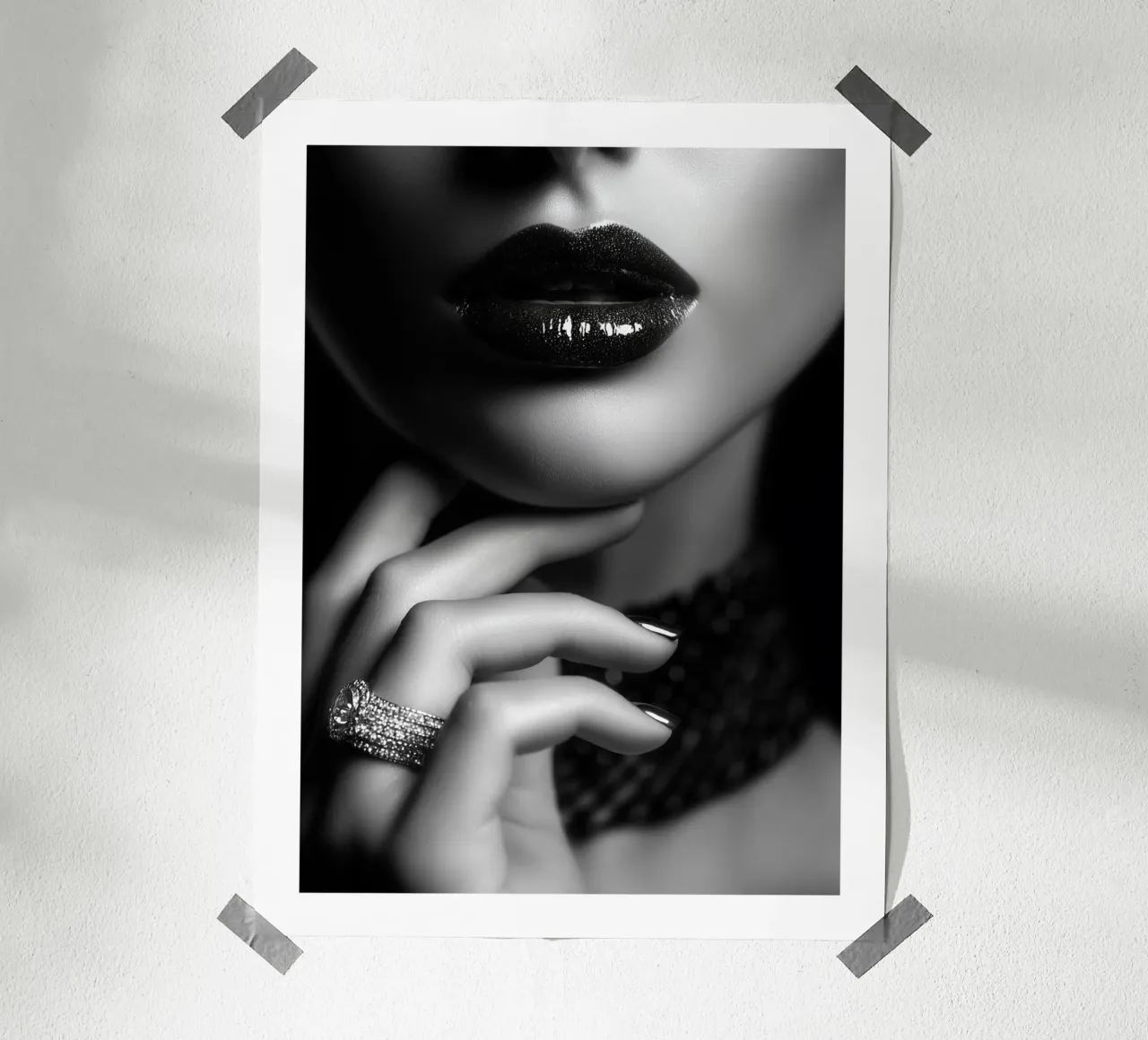 Nero glamour poster da Monochrome