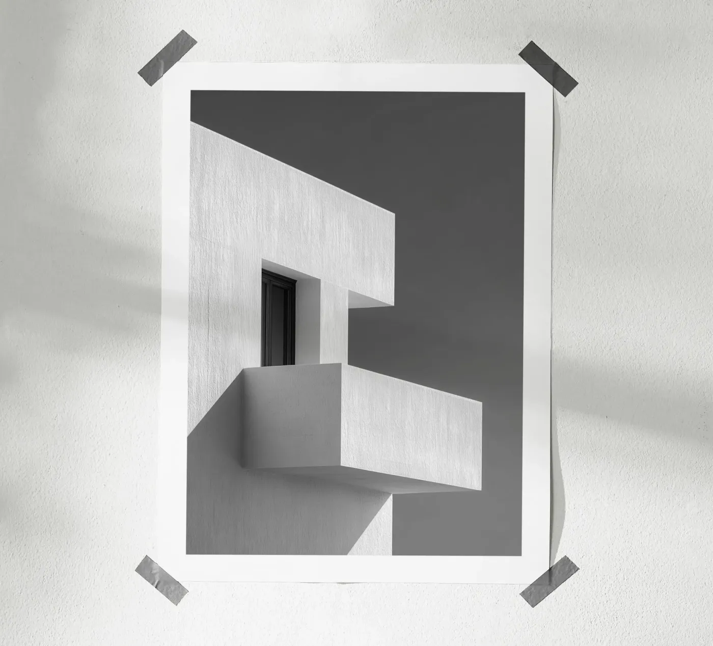 Balcon minimaliste poster da Monochrome