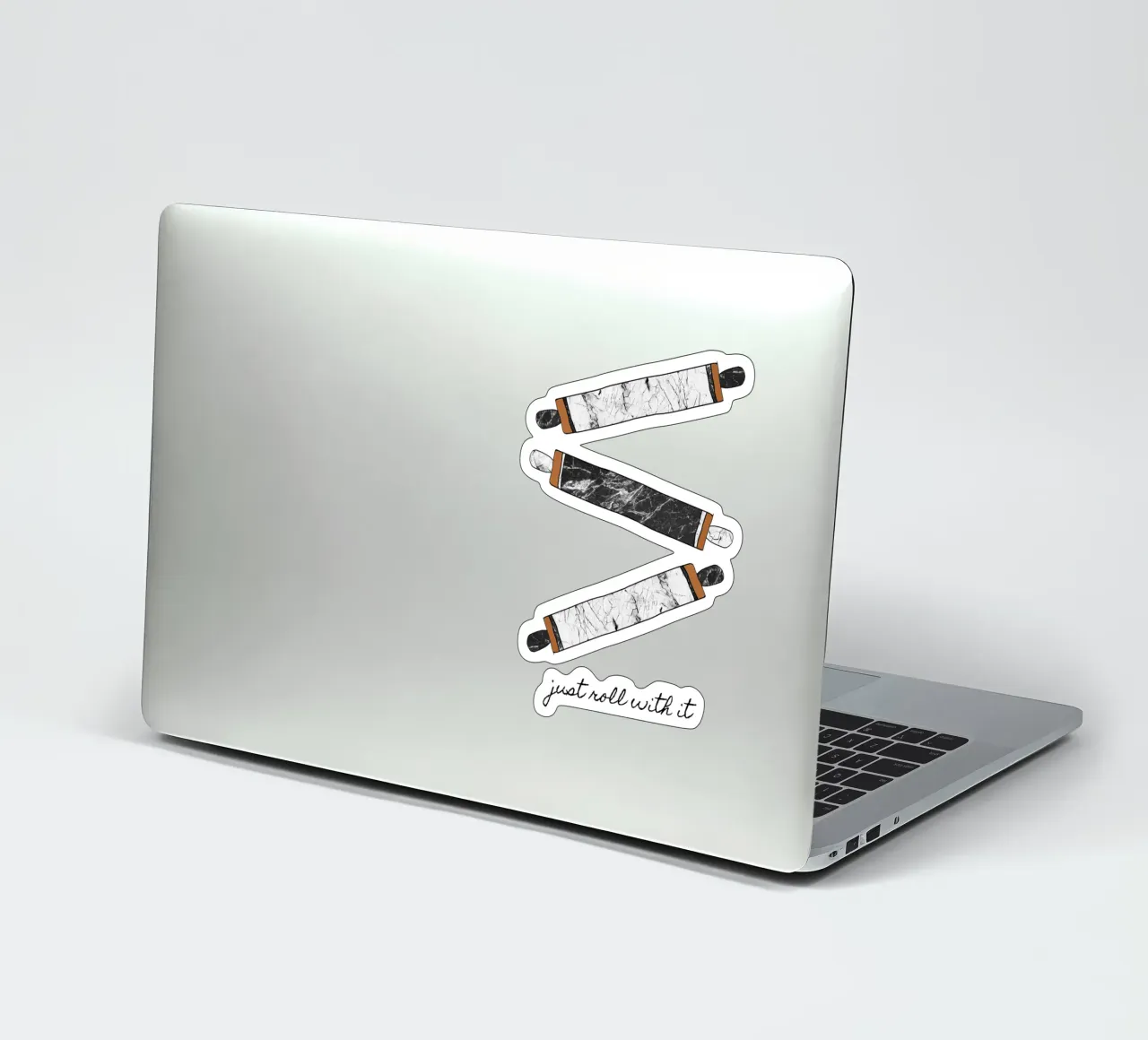 Just Roll With It sticker by Orara Studio
