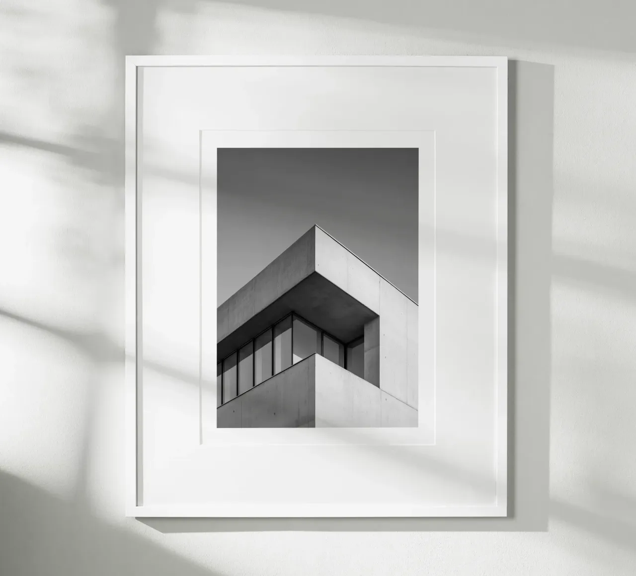Brutalist angle poster by Monochrome