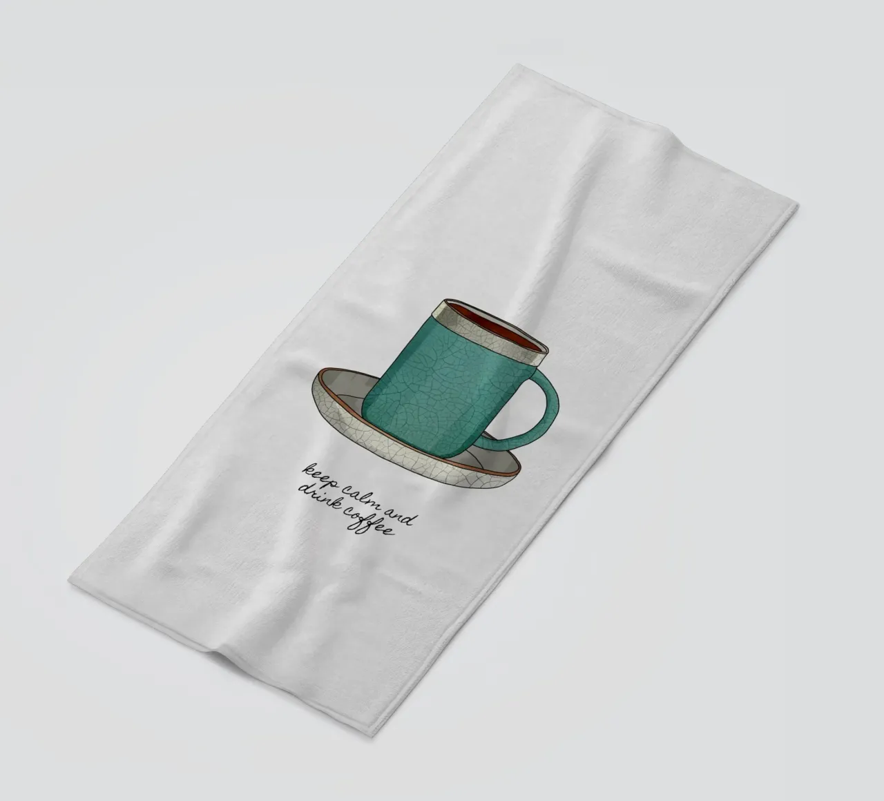 Mantenere la calma e bere caffè telo mare da Orara Studio