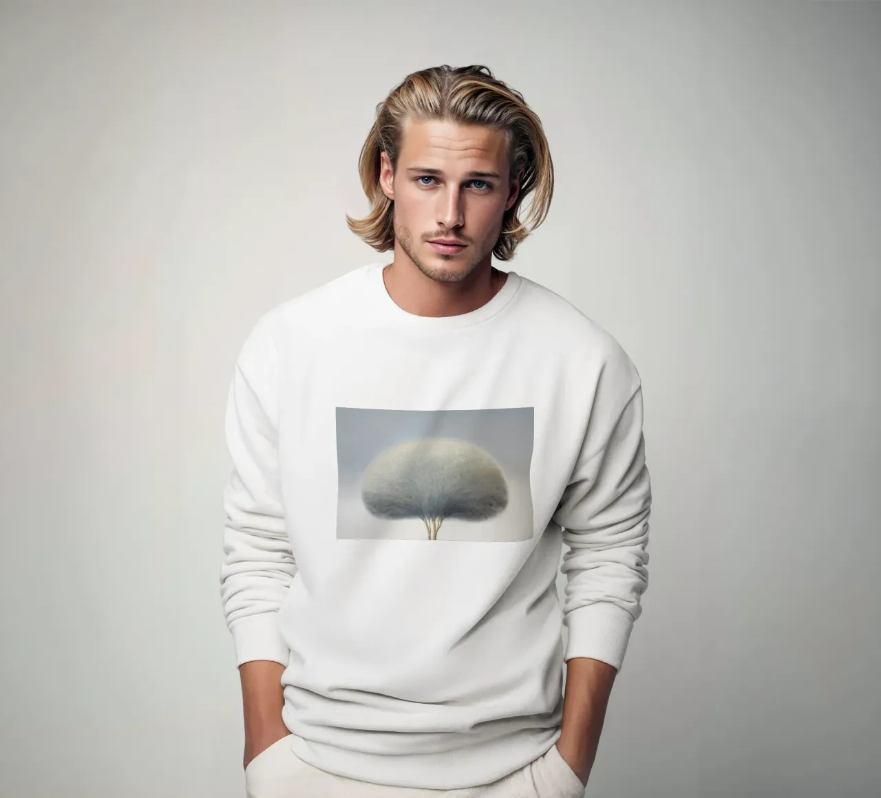 Glinsterende boomtop sweatshirt van Carina Pop & Pastell