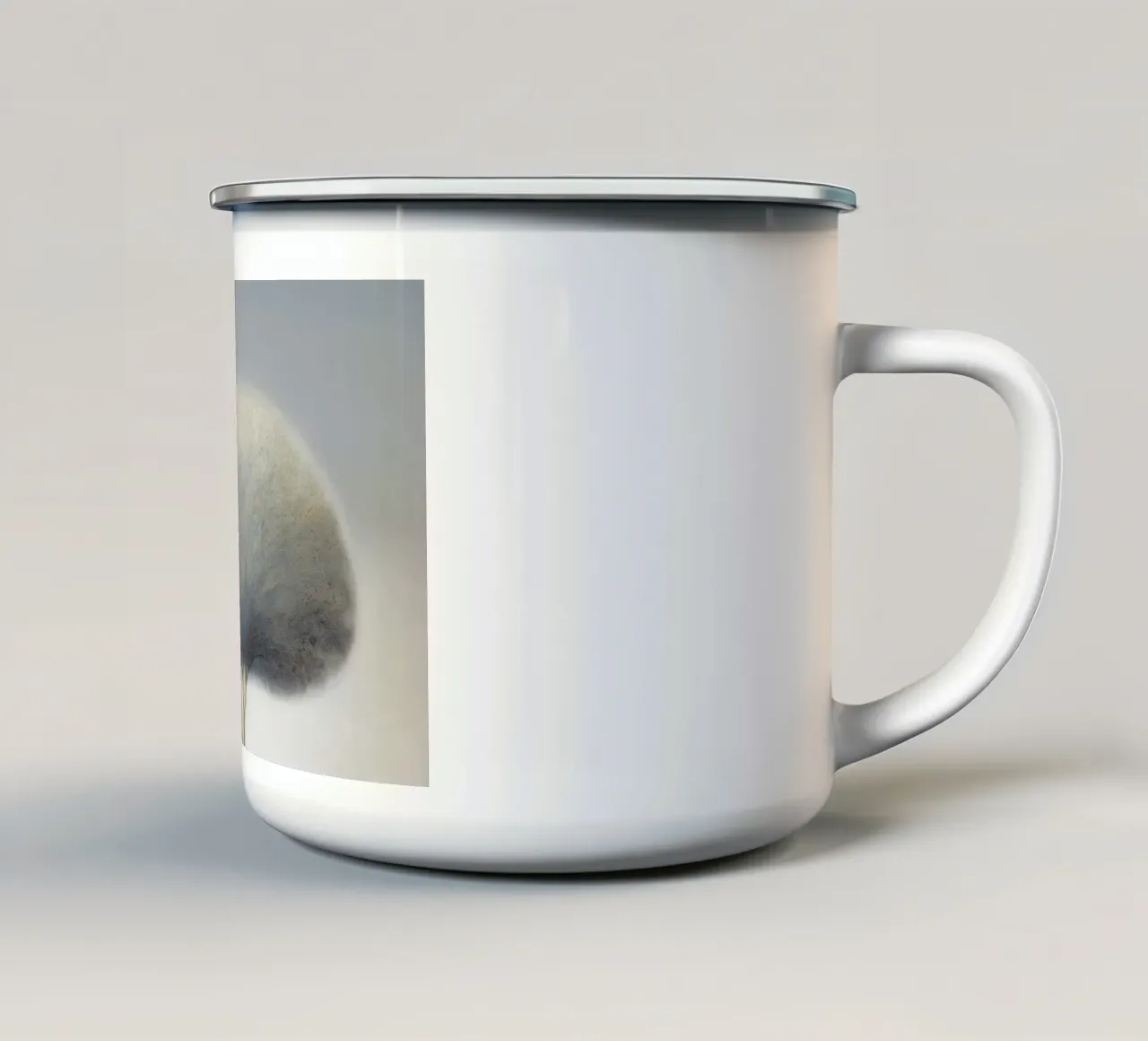 Cime di alberi scintillanti tazza in smalto da Carina Pop & Pastell