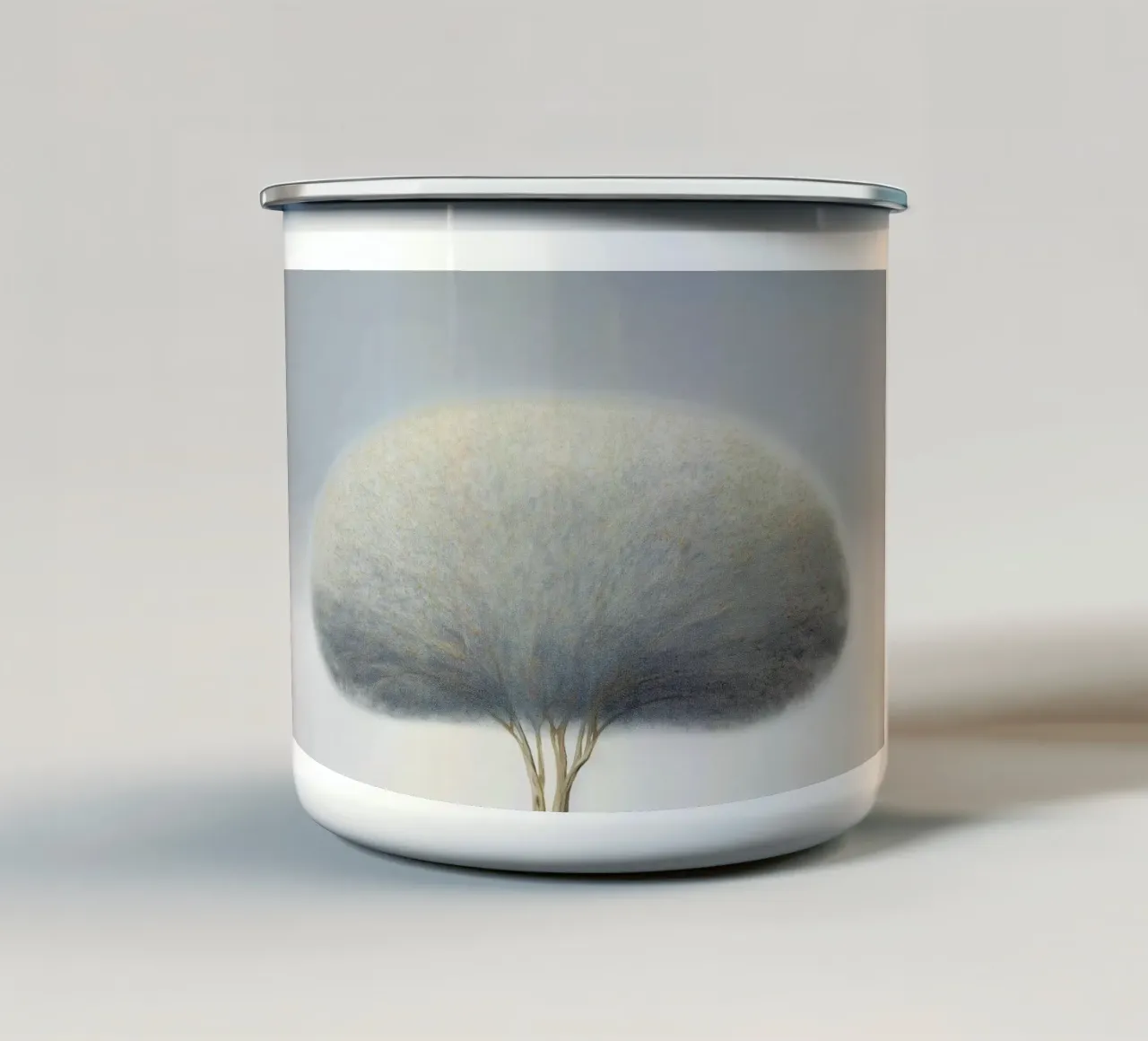 Cime di alberi scintillanti tazza in smalto da Carina Pop & Pastell