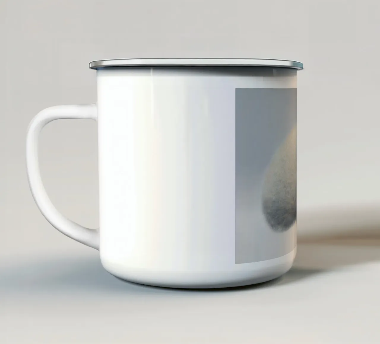 Cime di alberi scintillanti tazza in smalto da Carina Pop & Pastell