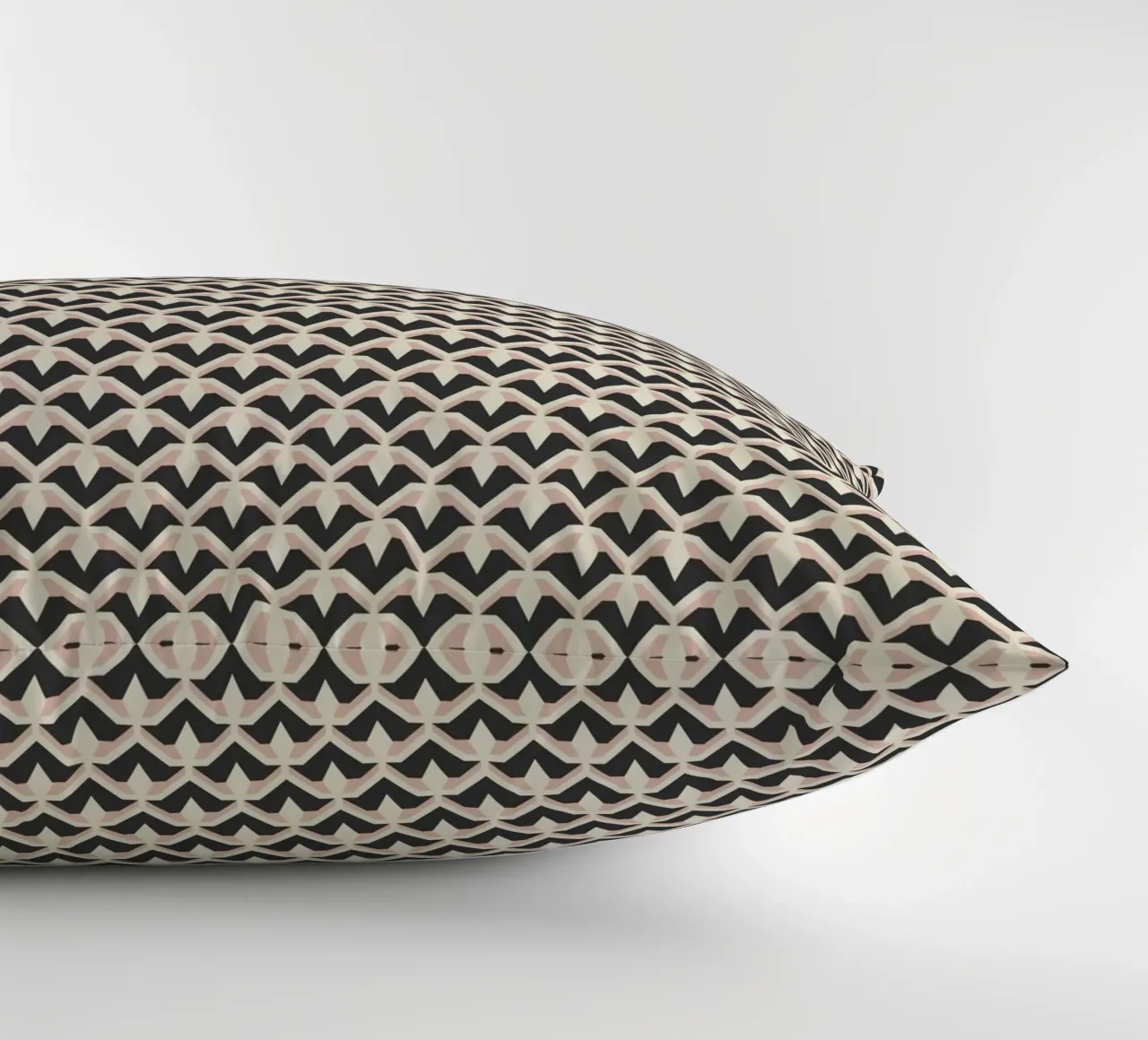 Geometric Pattern of Zigzag Arches decorative cushion by Life of Pie