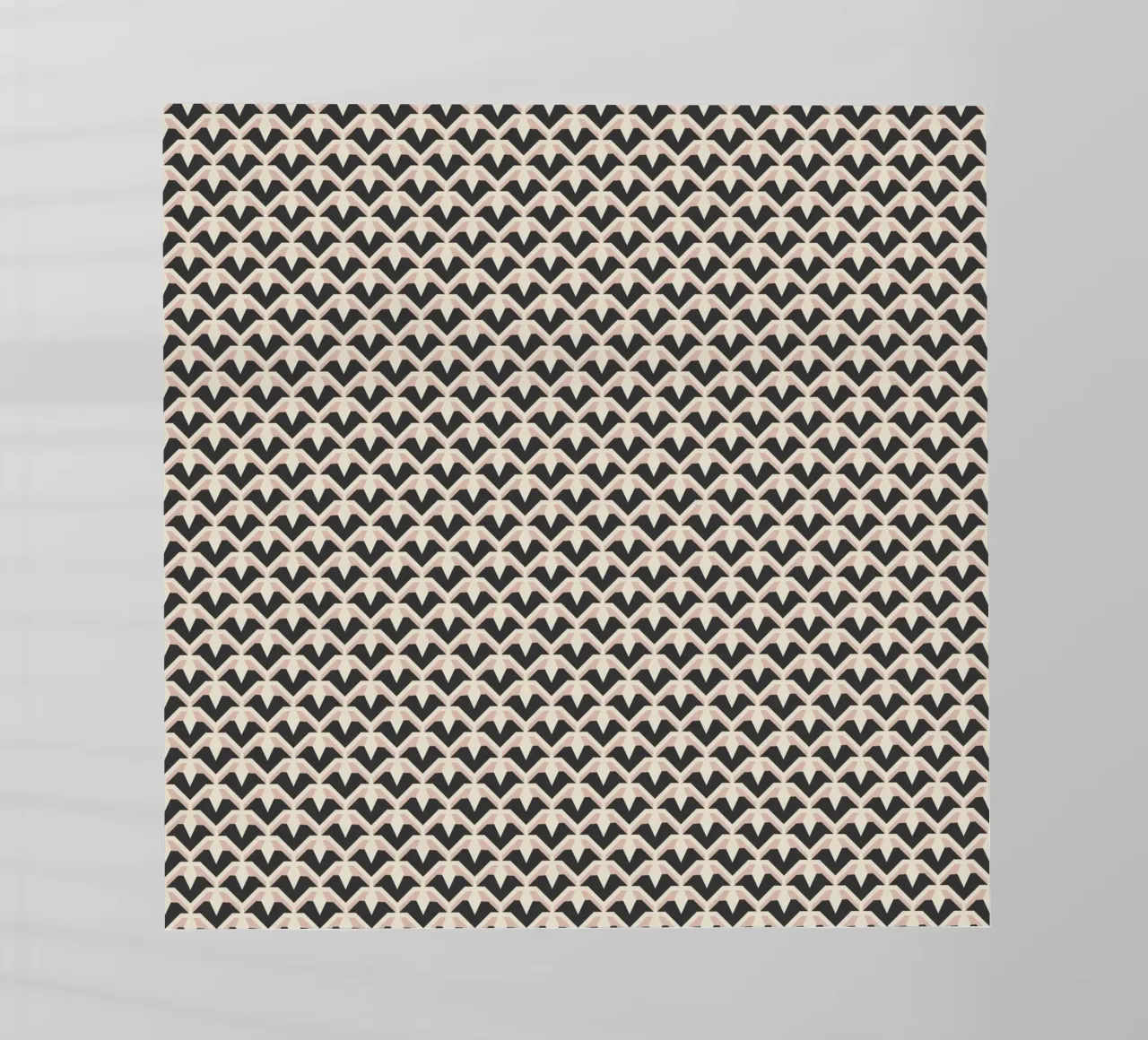 Modello geometrico di archi a zig-zag pellicola backlit da Life of Pie