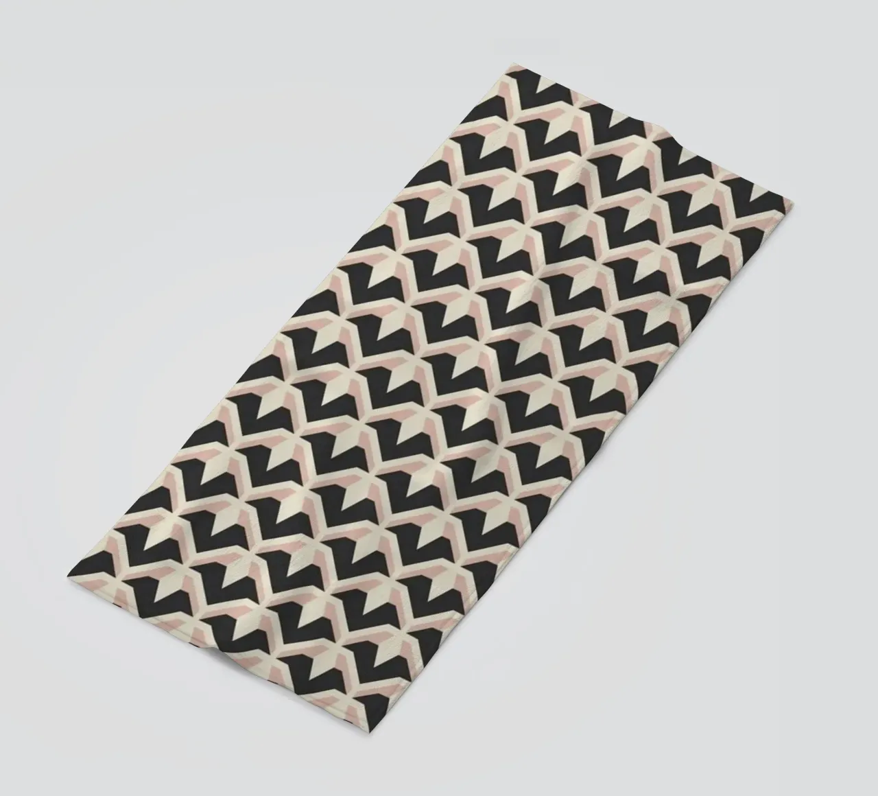 Modello geometrico di archi a zig-zag telo mare da Life of Pie