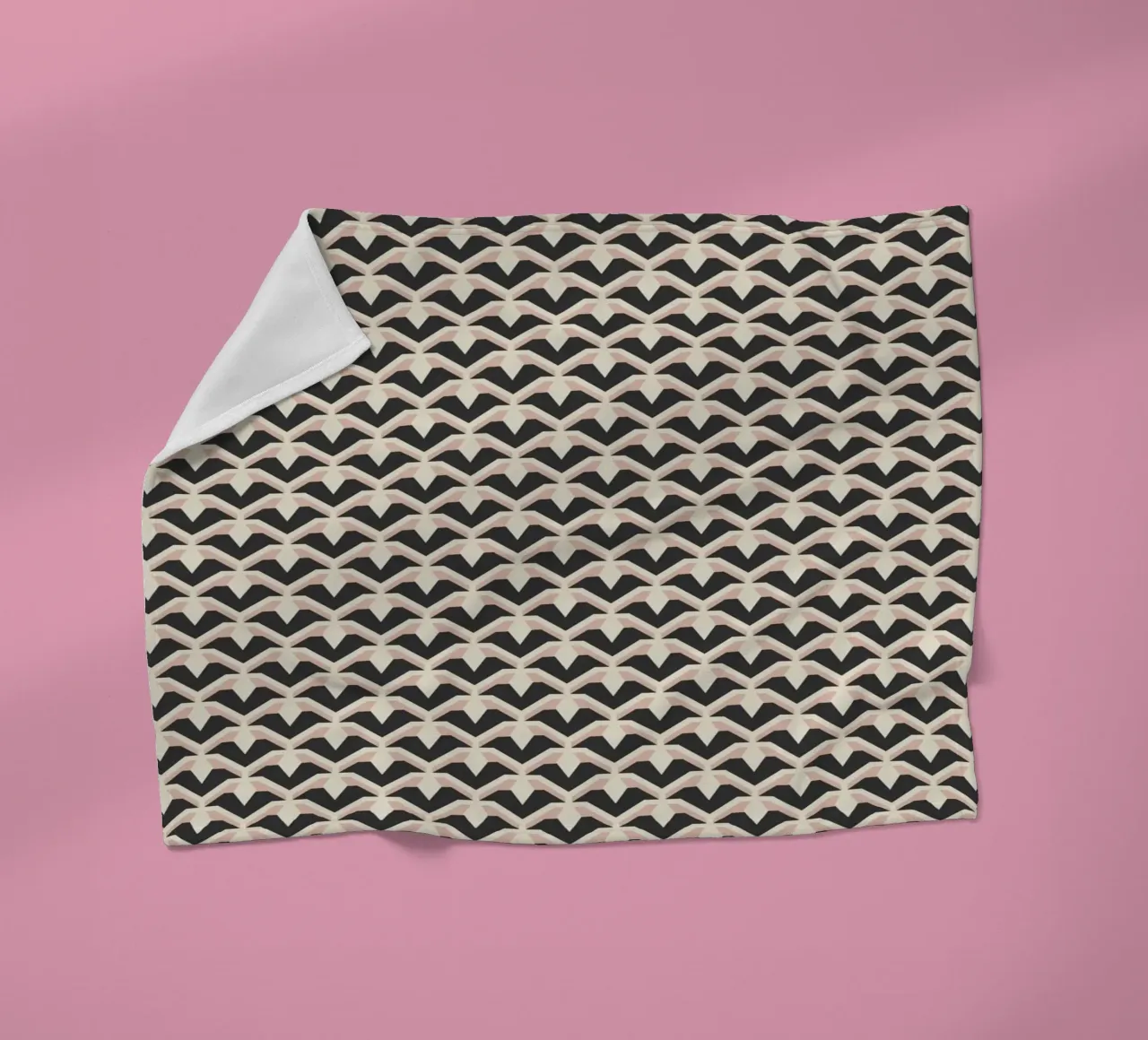 Modello geometrico di archi a zig-zag coperta in pile da Life of Pie