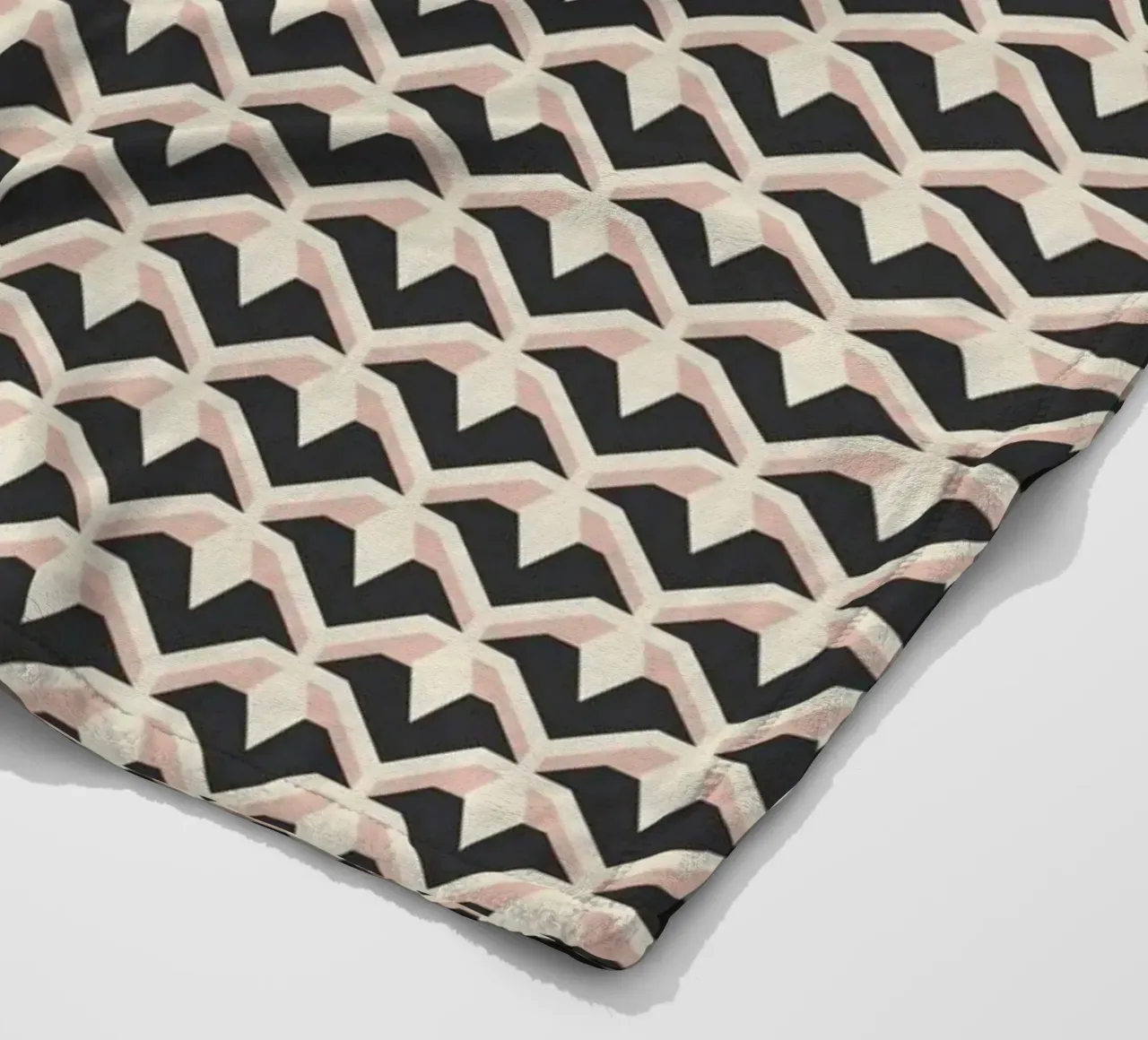 Modello geometrico di archi a zig-zag coperta in pile da Life of Pie