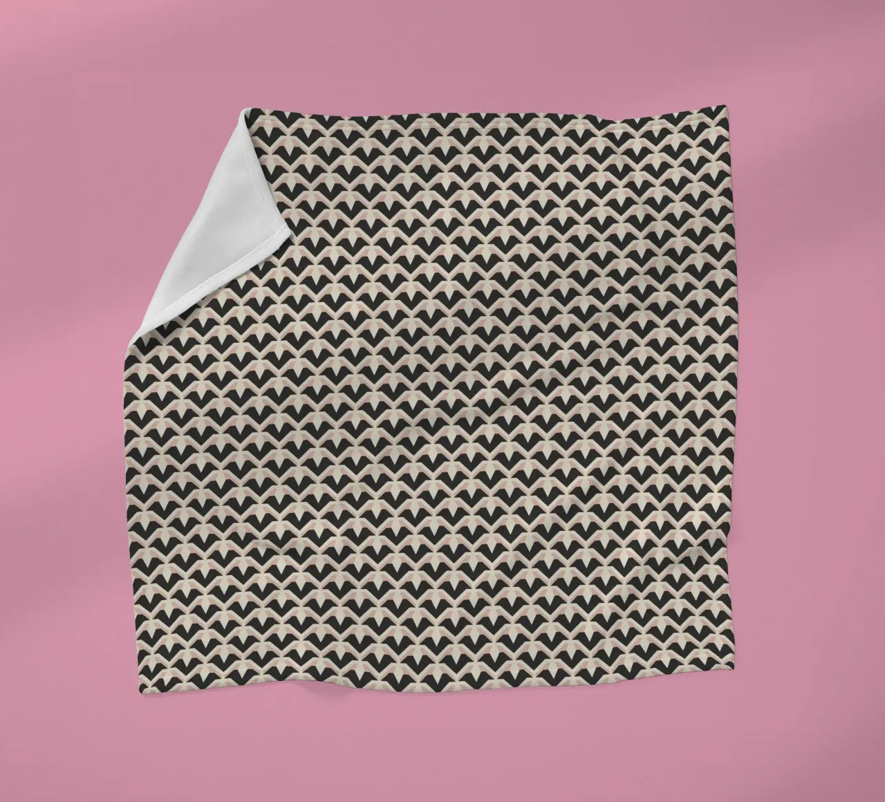 Modello geometrico di archi a zig-zag coperta in pile da Life of Pie