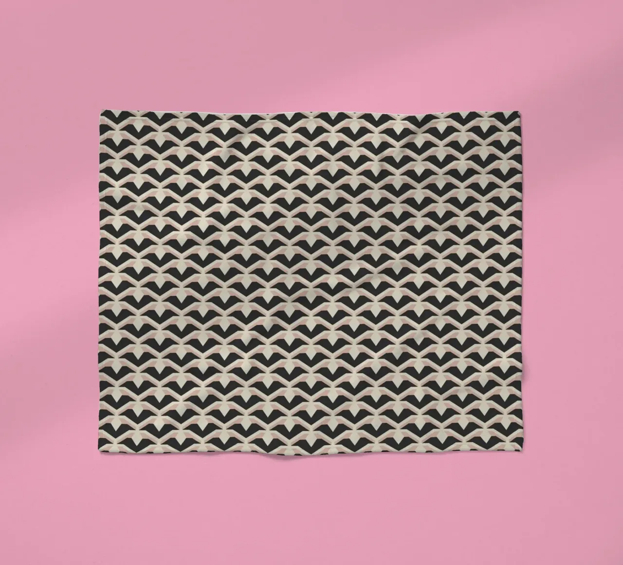 Modello geometrico di archi a zig-zag coperta in pile da Life of Pie