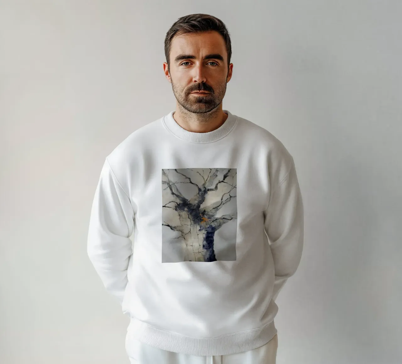 Forme di alberi intrecciati felpa da Carina Pop & Pastell