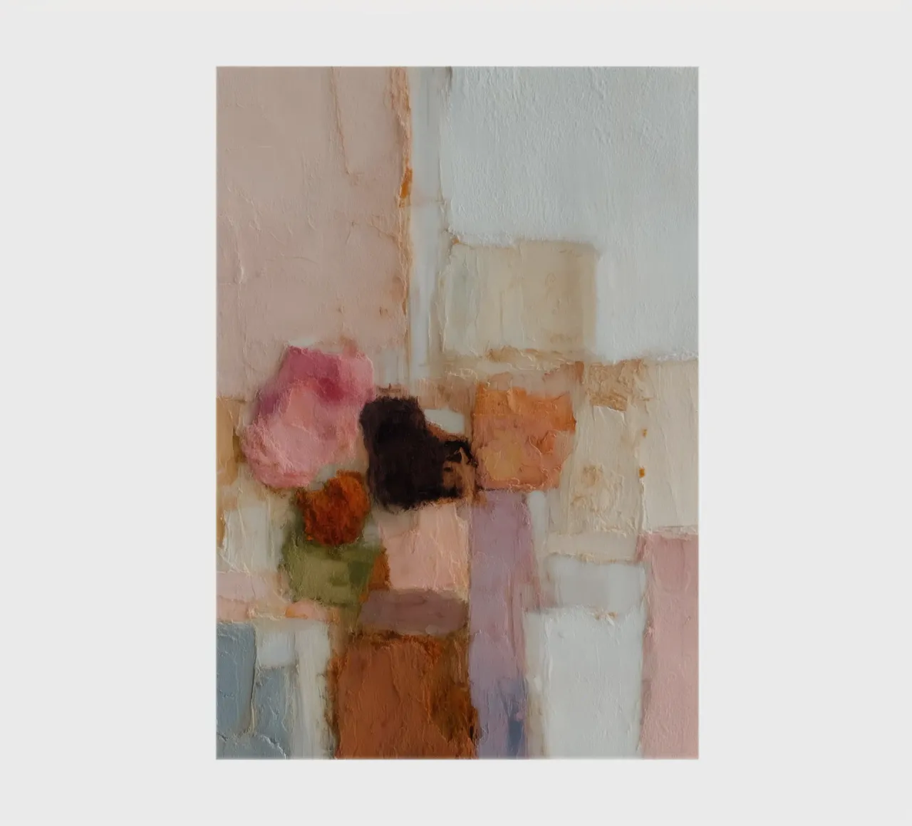 vivid colour fields, beige notebook by Carina Pop & Pastell