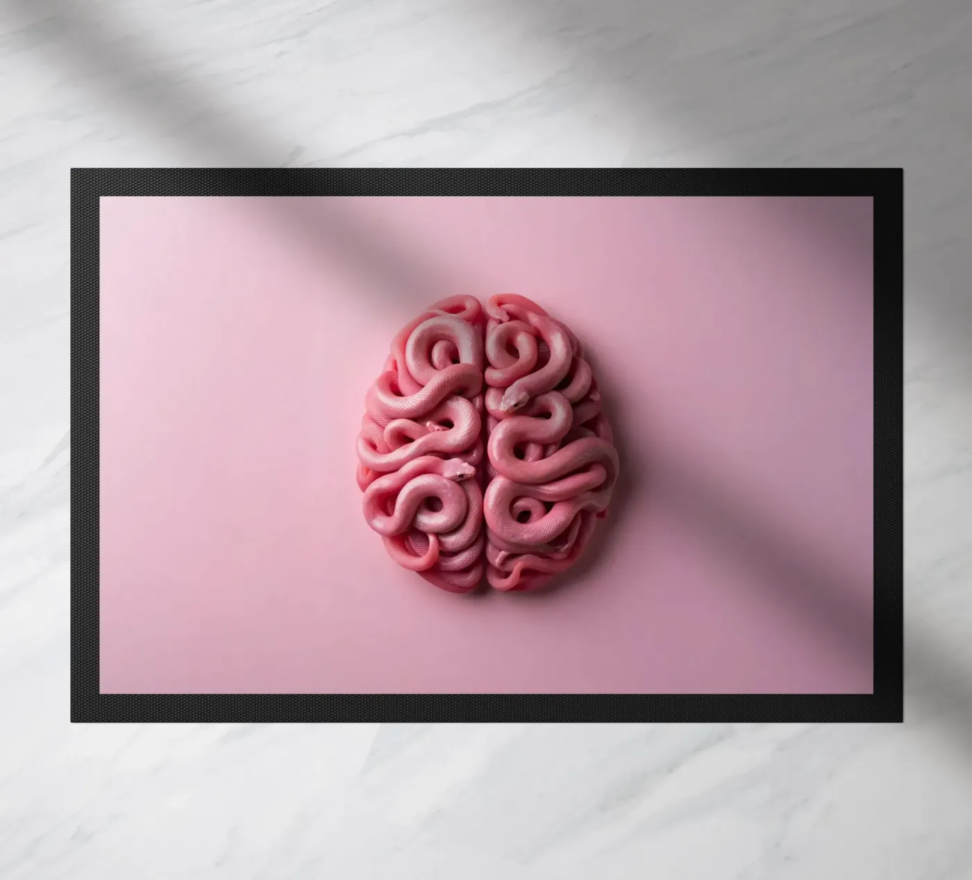 Snake Brain doormat by 360brain