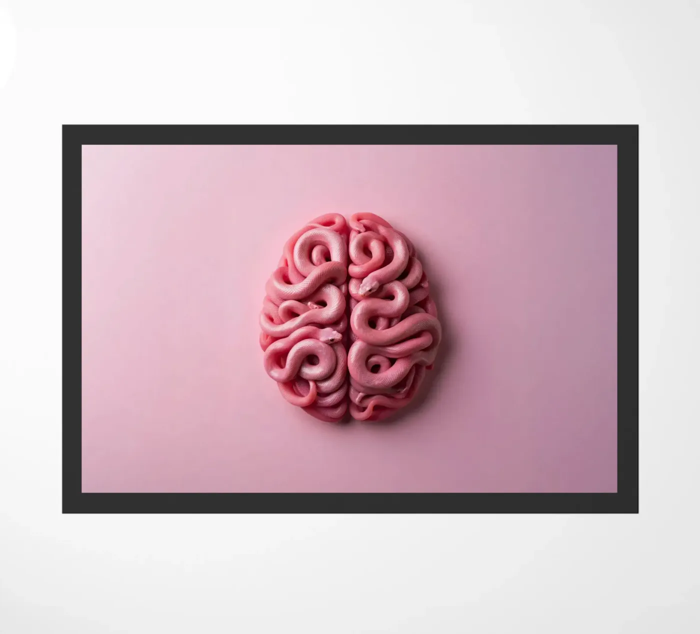 Snake Brain doormat by 360brain