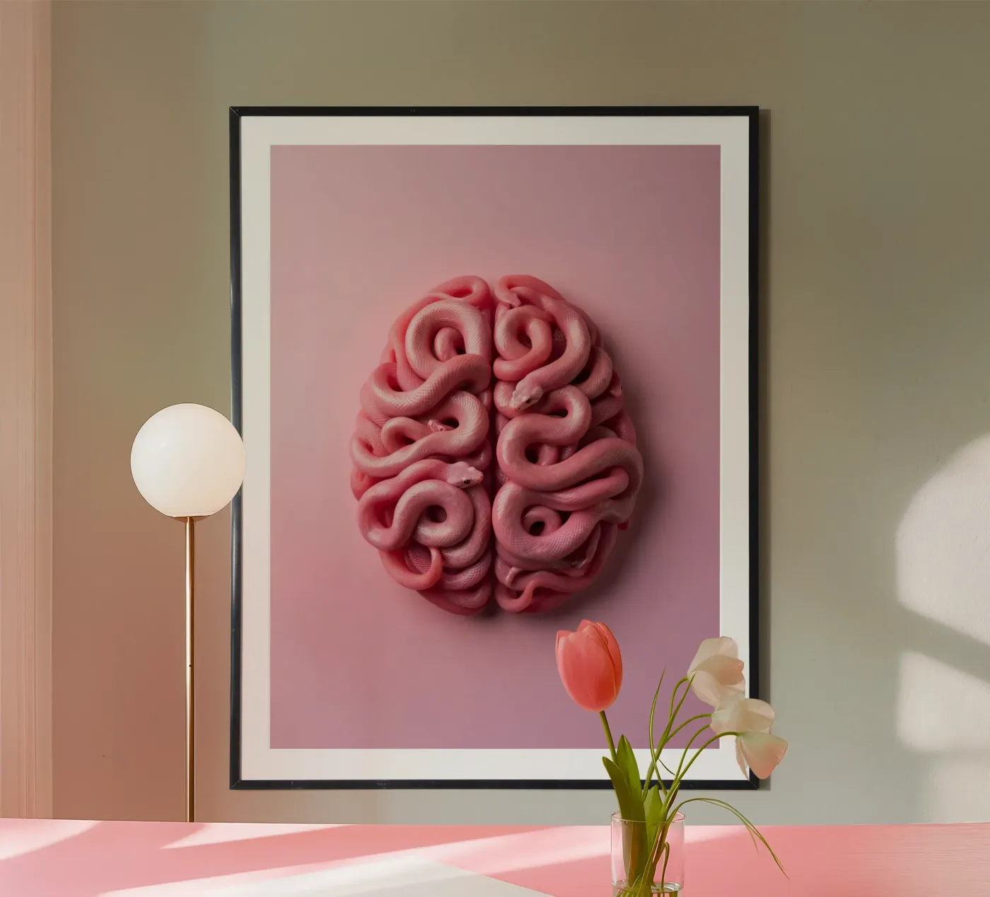 Snake Brain poster by 360brain