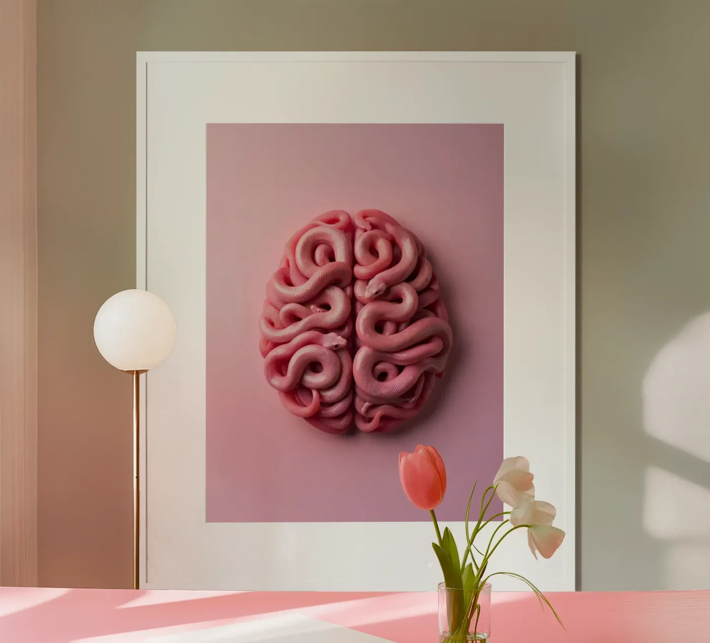 Snake Brain poster by 360brain