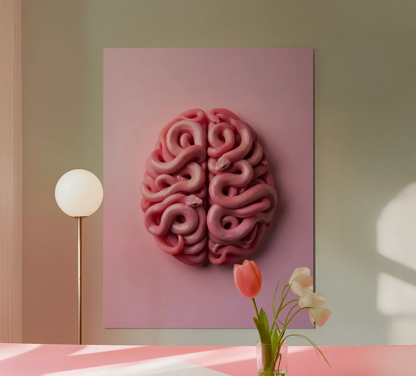 Snake Brain poster by 360brain
