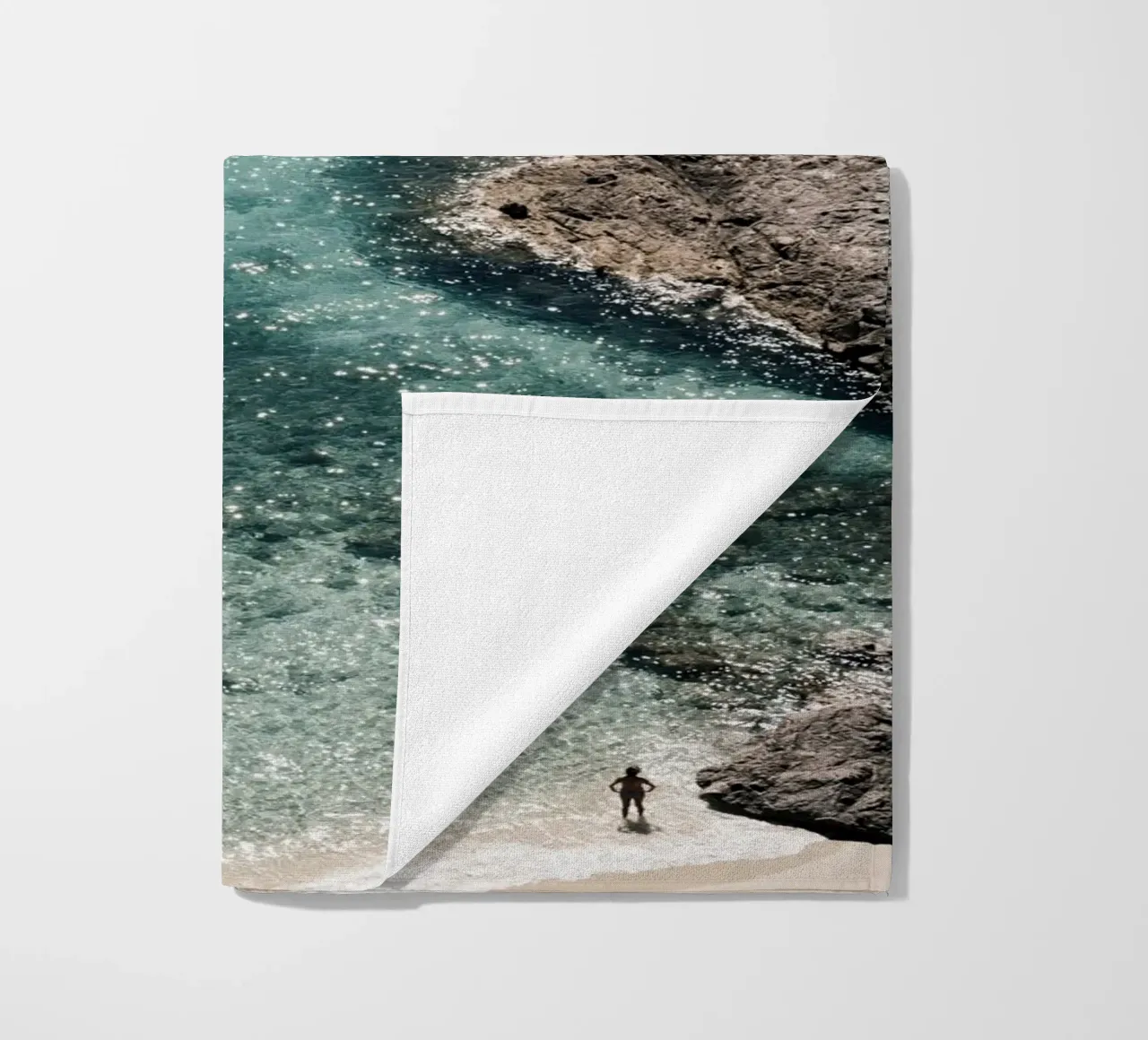 Alone on the beach telo mare da photolovers