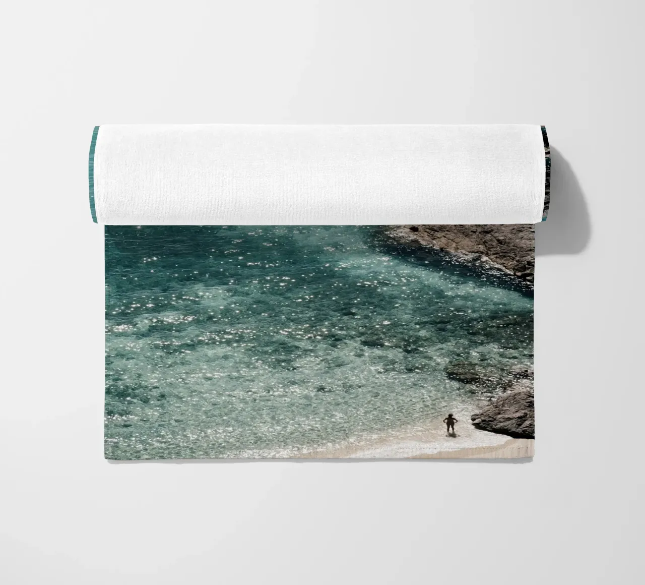 Alone on the beach telo mare da photolovers