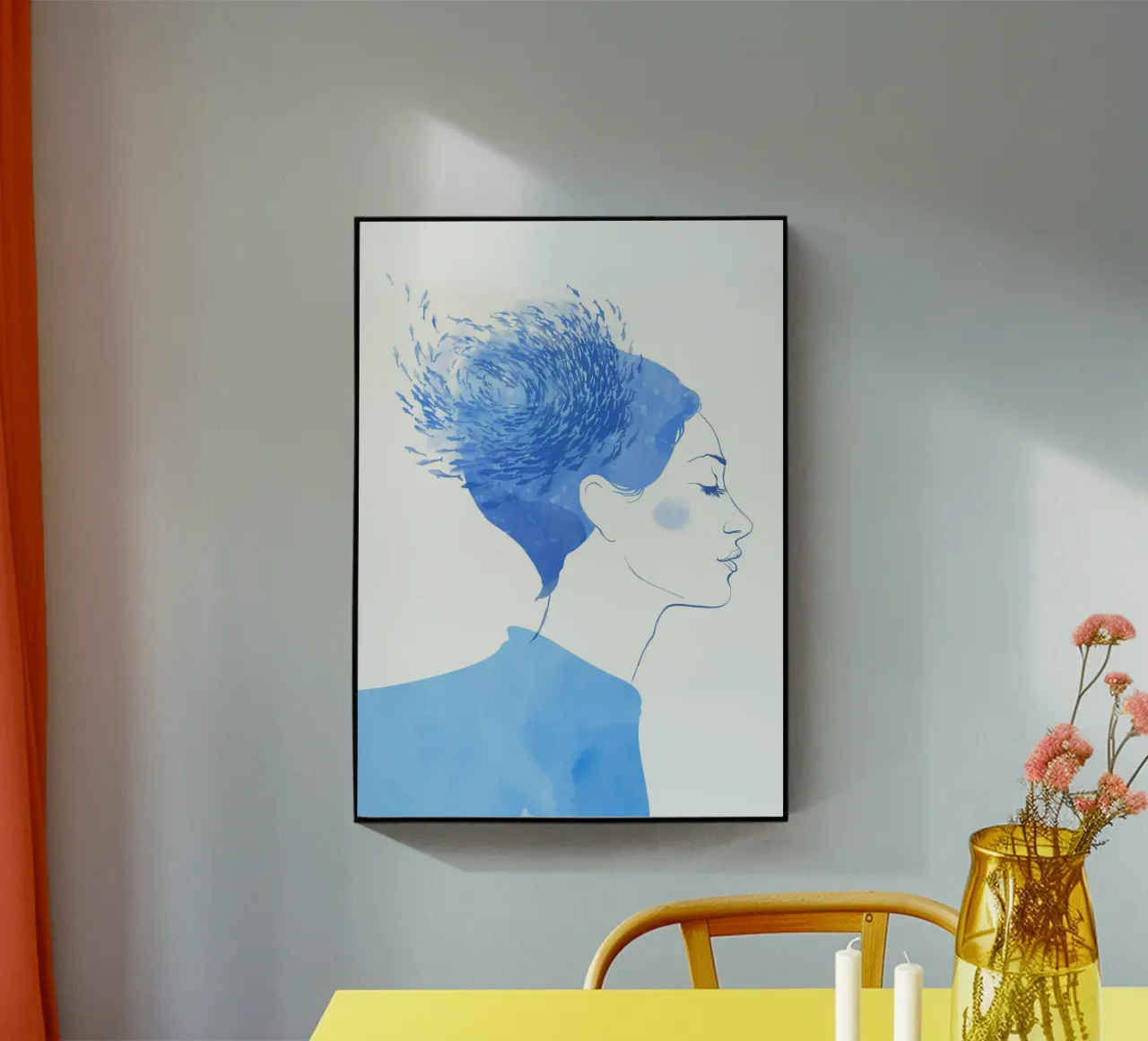 Il mare nella testa plexiglass da Andrea Dölling