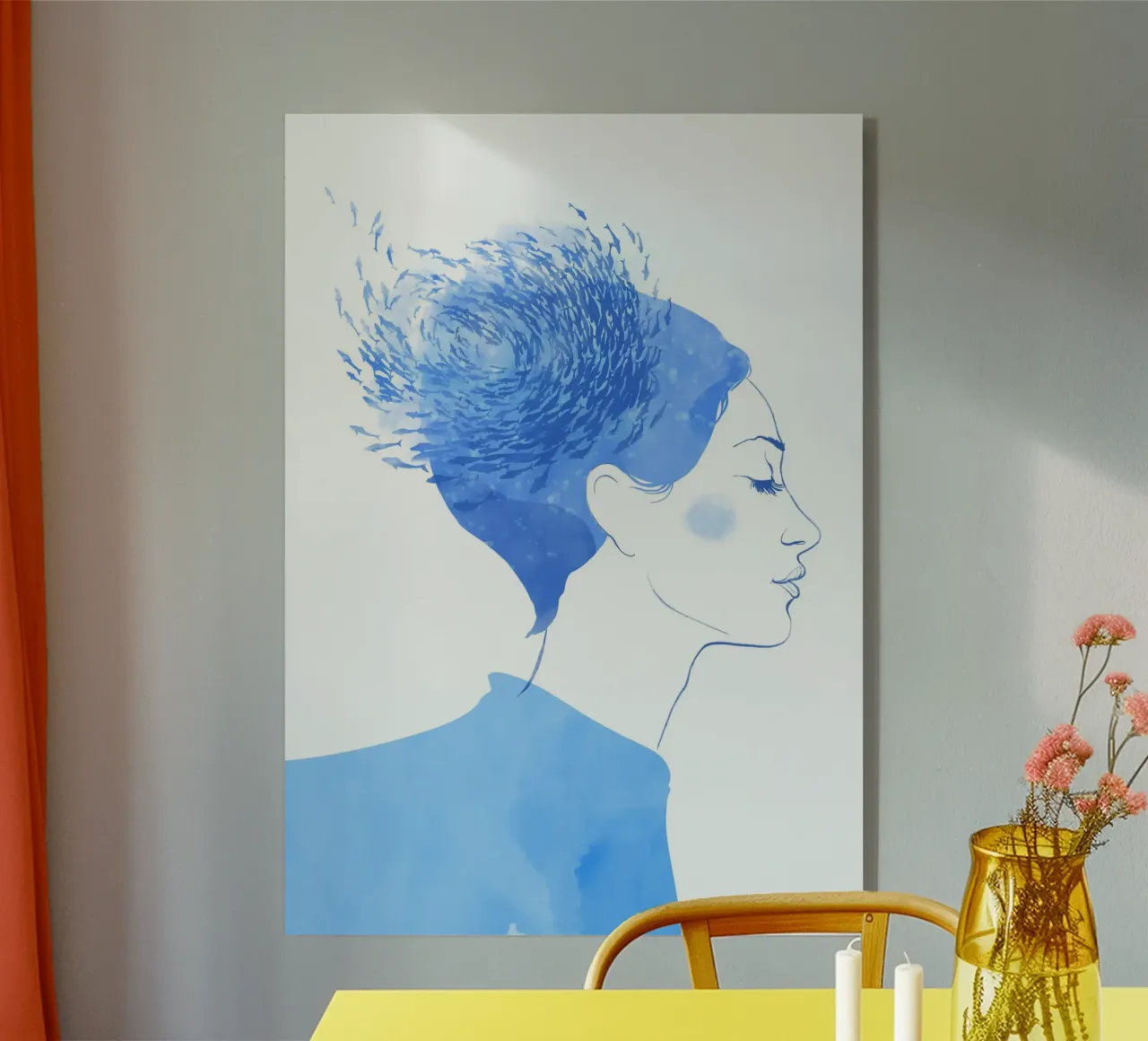 Il mare nella testa plexiglass da Andrea Dölling