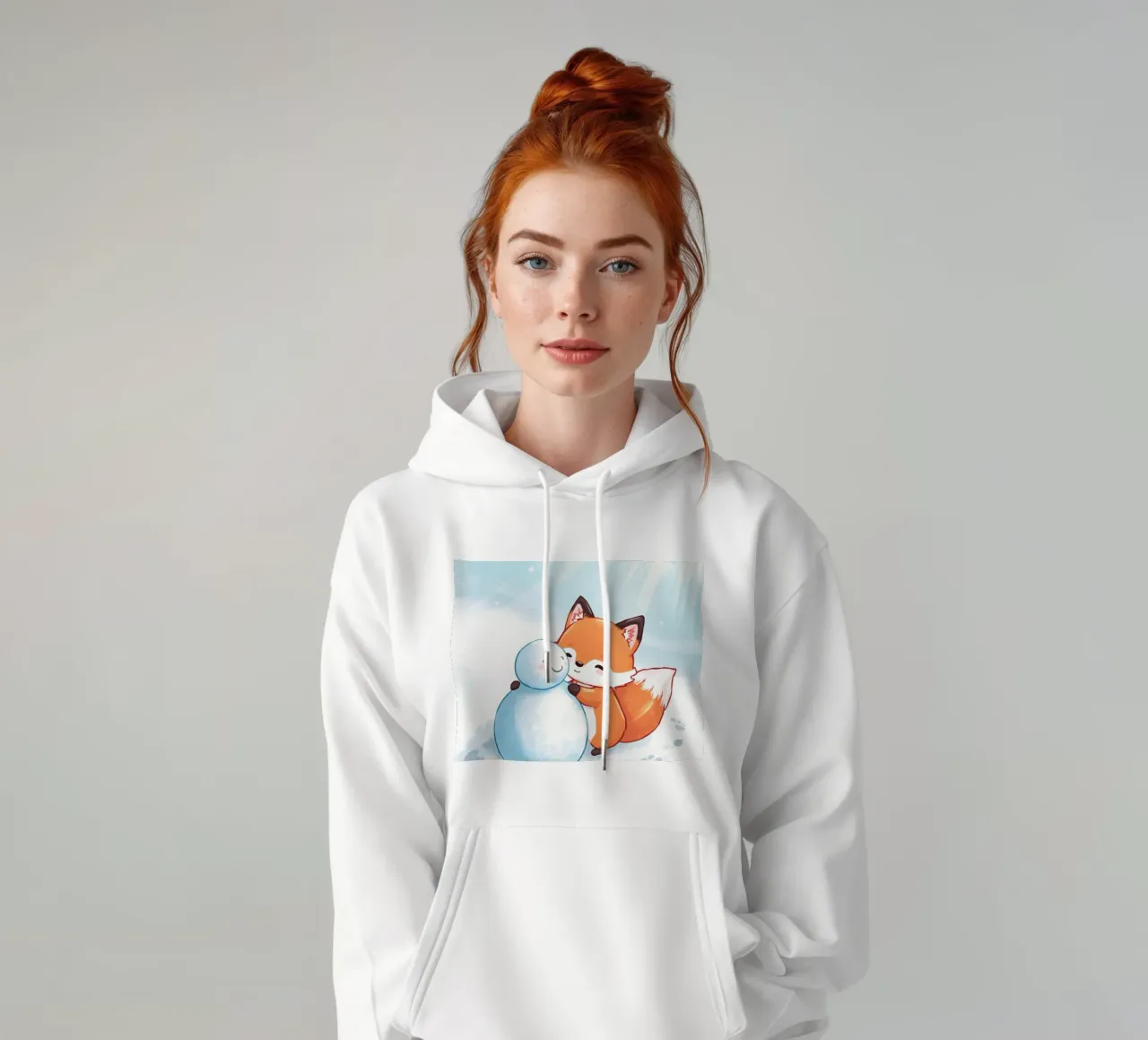 Abbracci caldi nella neve felpa con cappuccio da Voxy's Adventures