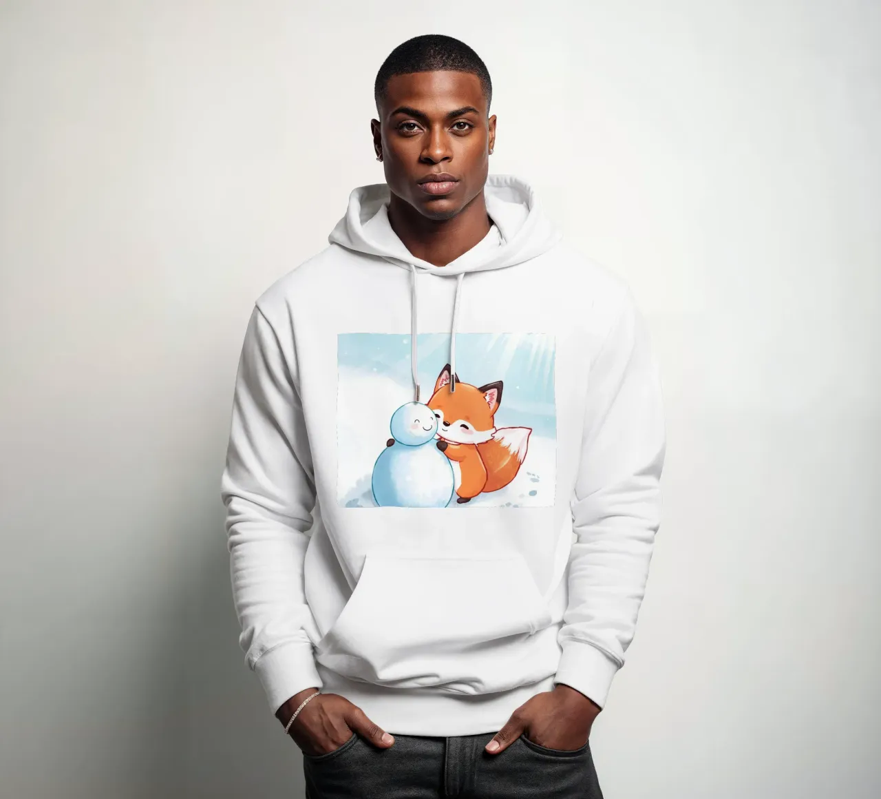 Abbracci caldi nella neve felpa con cappuccio da Voxy's Adventures