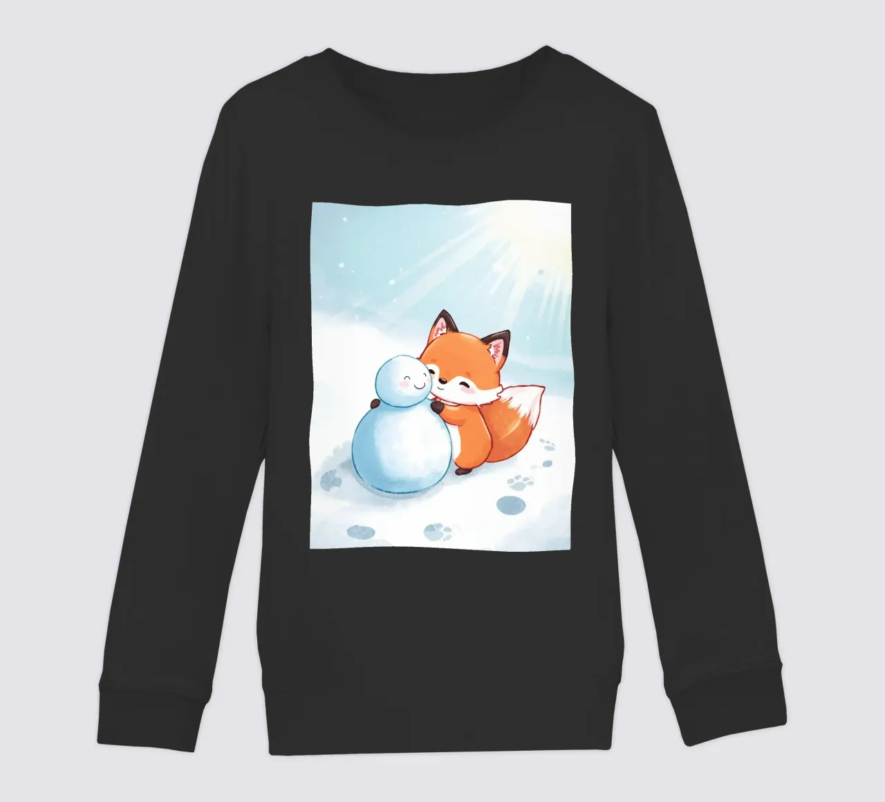 Abbracci caldi nella neve felpa bambino da Voxy's Adventures